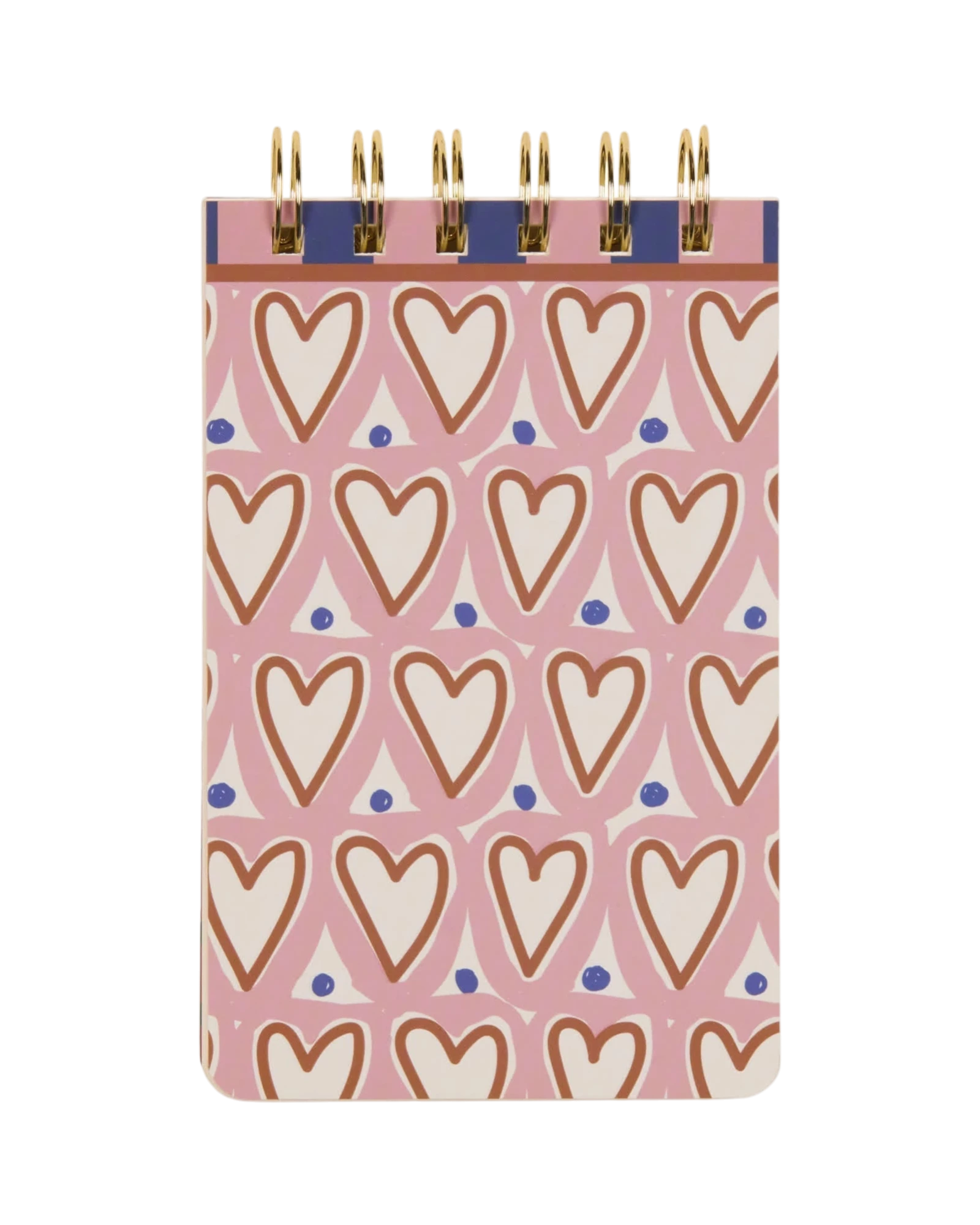 A Dopo Hearts Twin Wire Notepad
