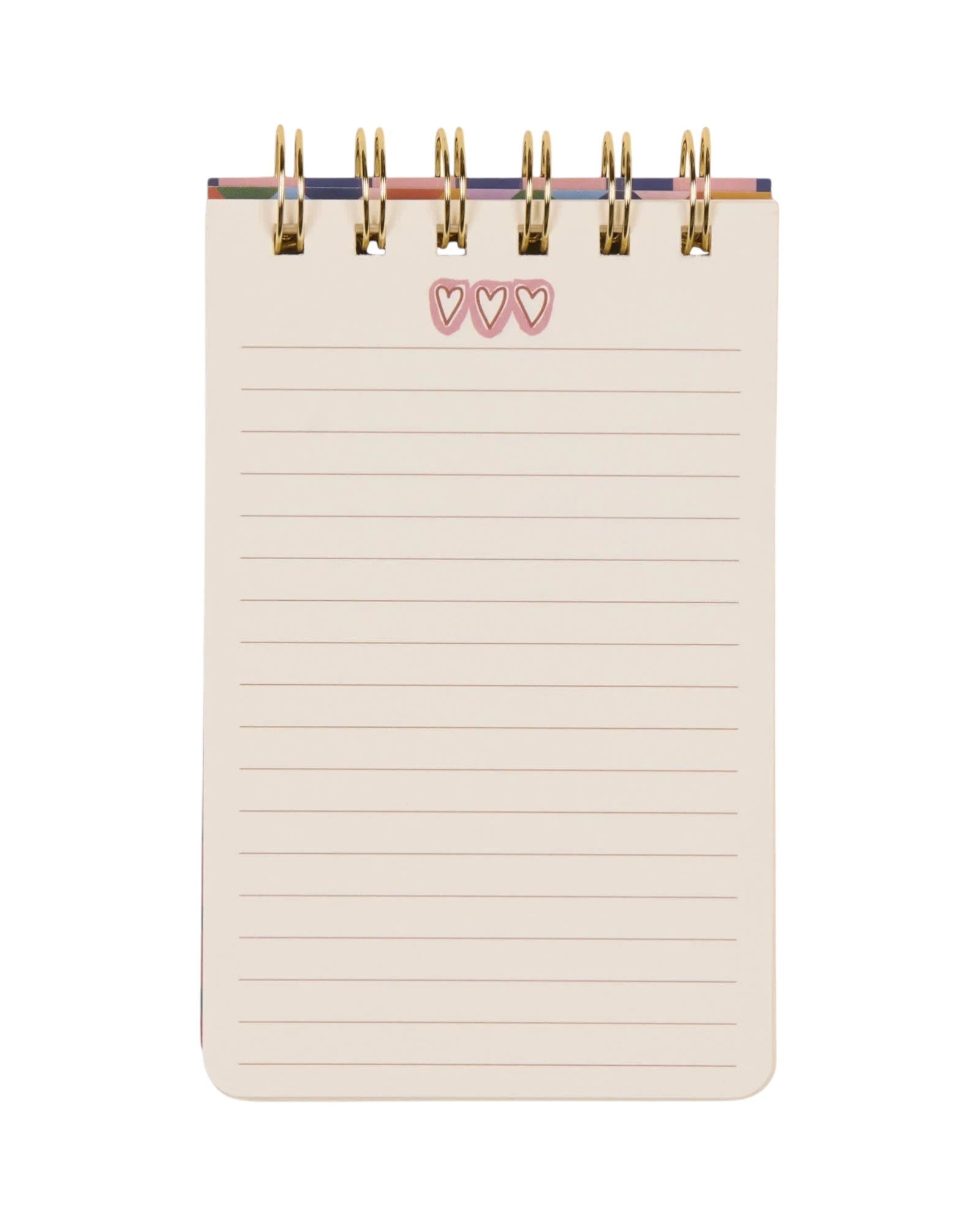 A Dopo Hearts Twin Wire Notepad