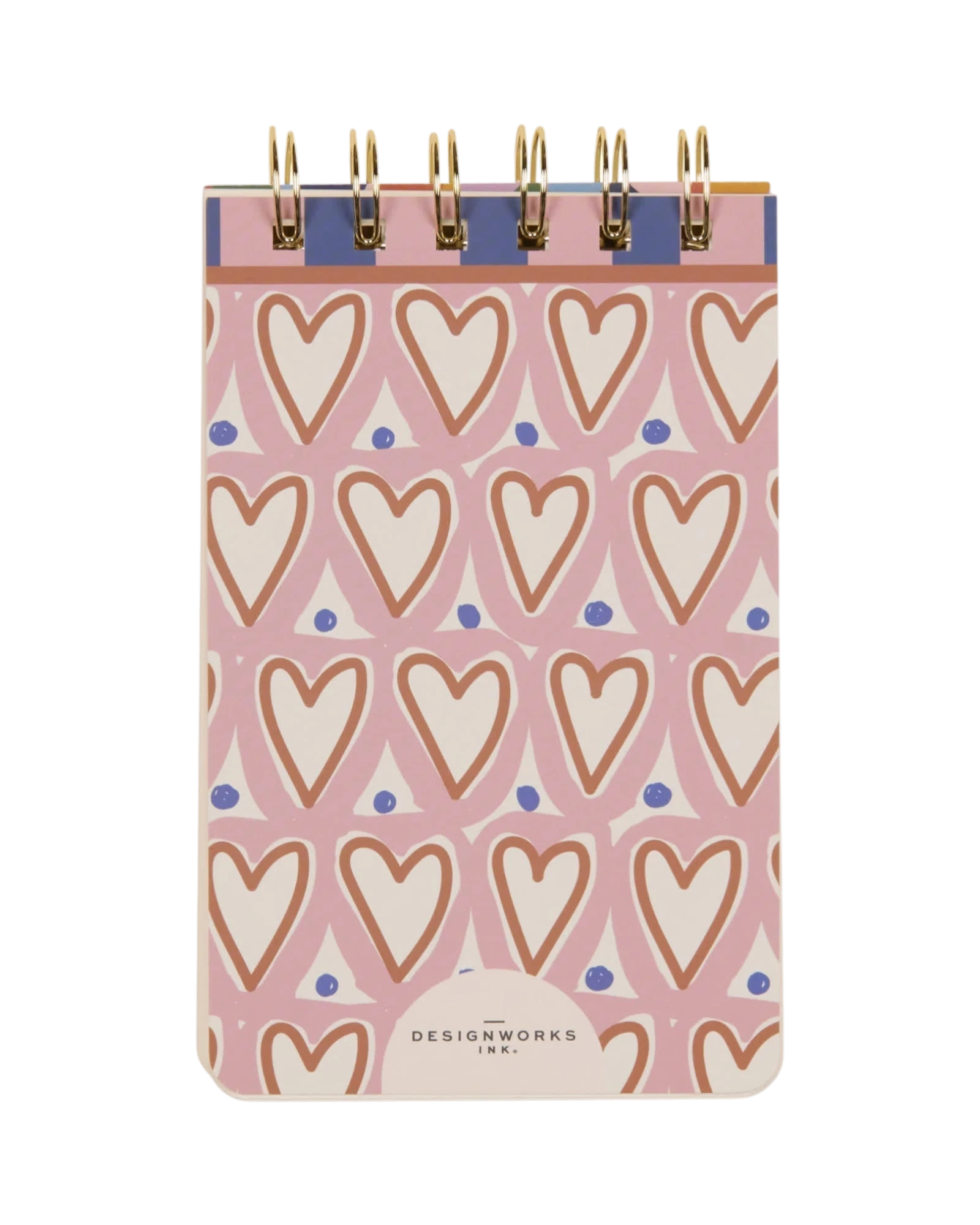 A Dopo Hearts Twin Wire Notepad