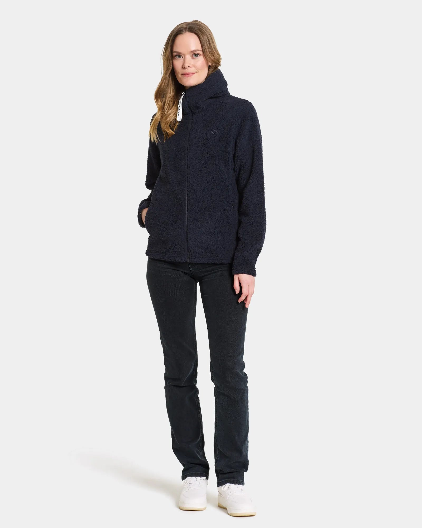 Anniken Full-Zip Fleece - Dark Night Blue