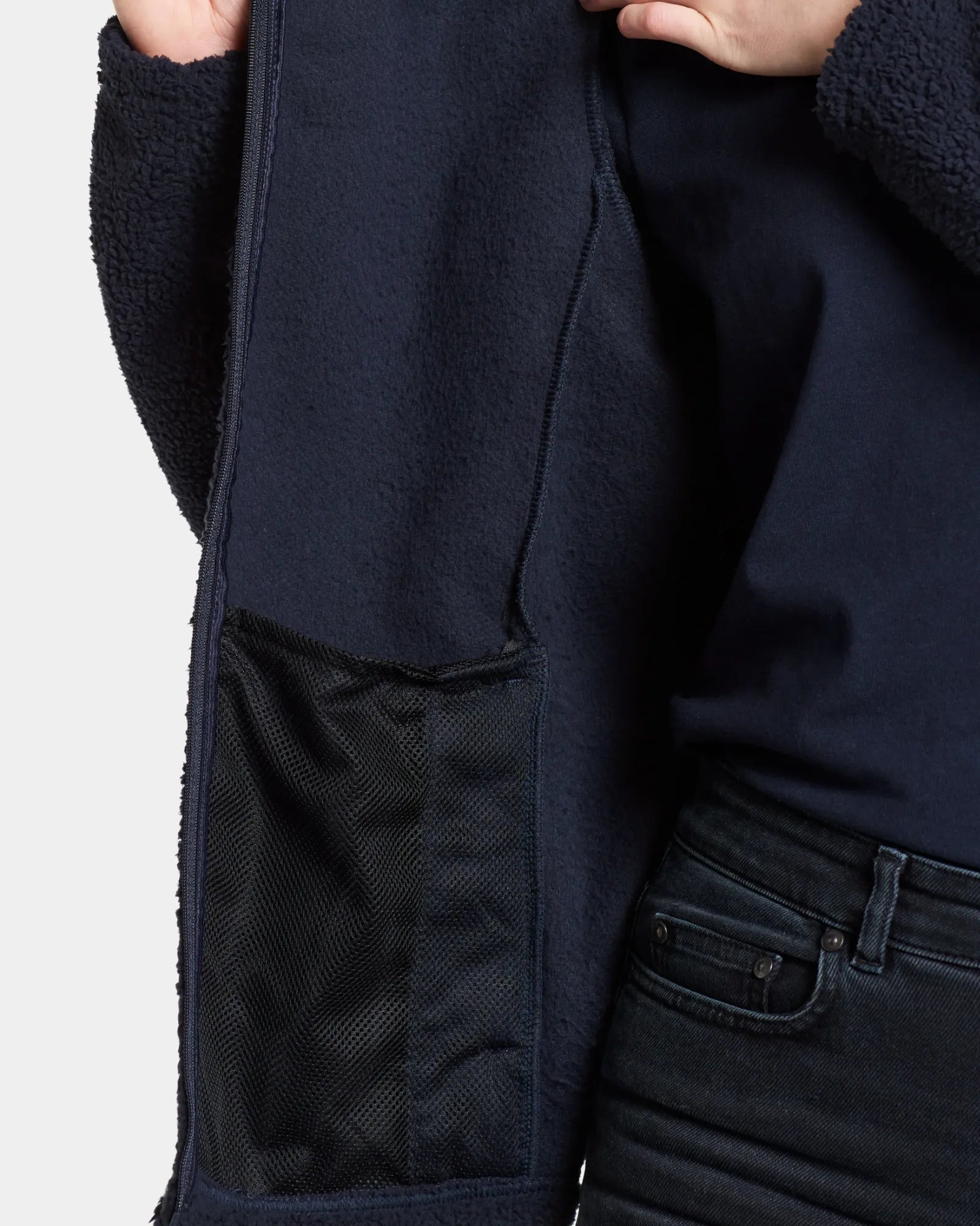 Anniken Full-Zip Fleece - Dark Night Blue