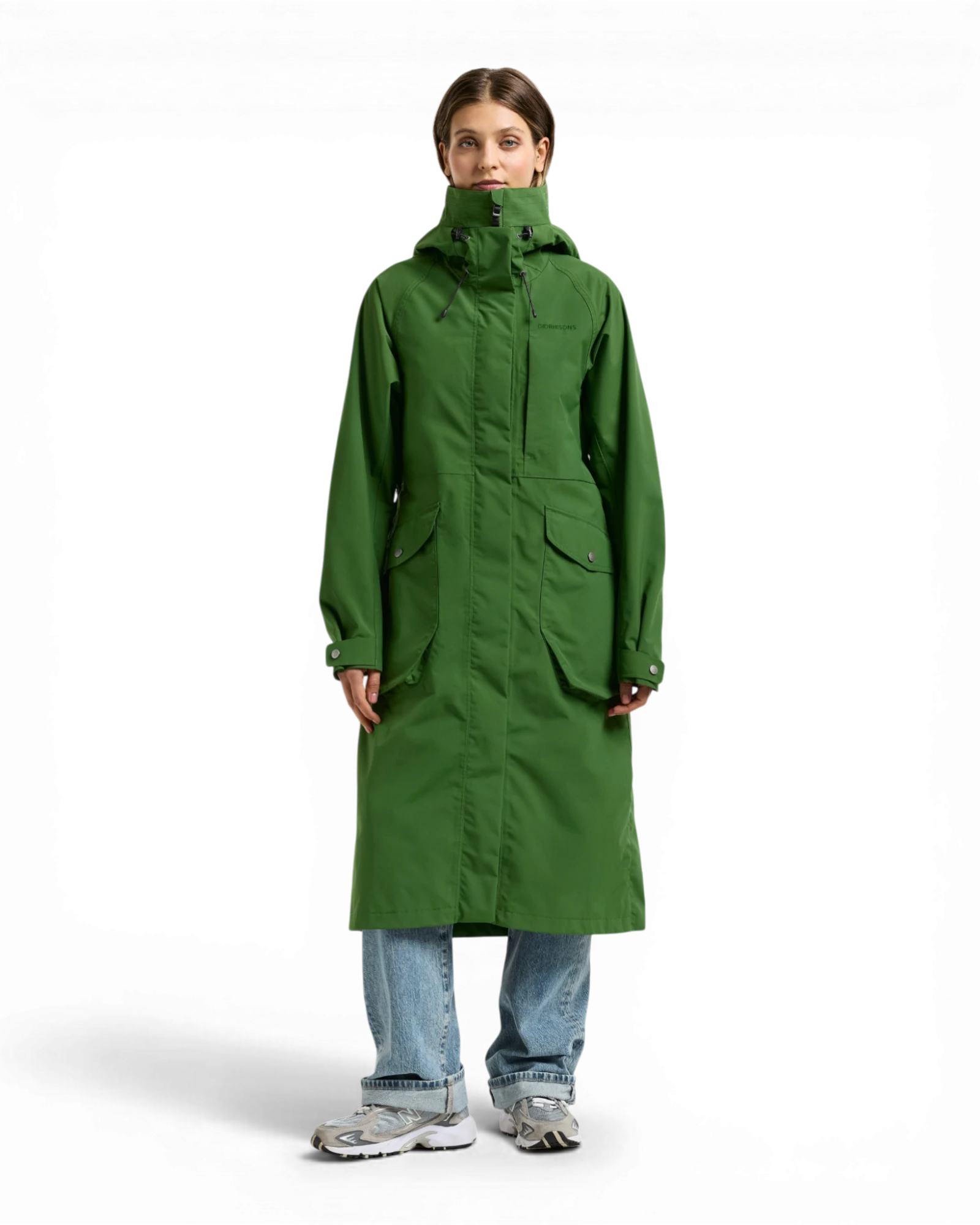 Louise Long Parka - Velvet Green