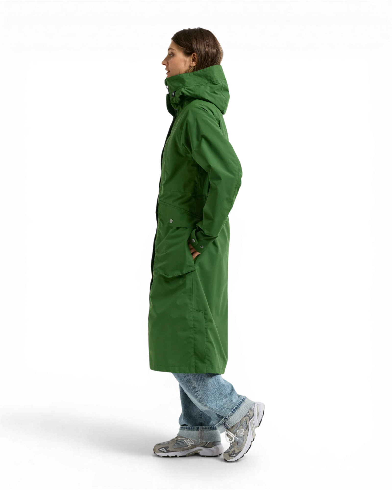 Louise Long Parka - Velvet Green