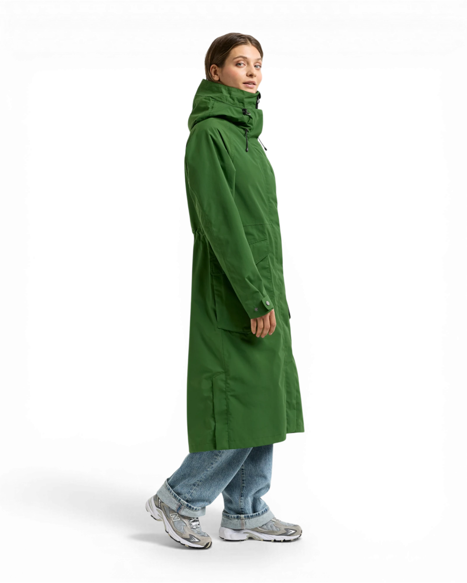 Louise Long Parka - Velvet Green
