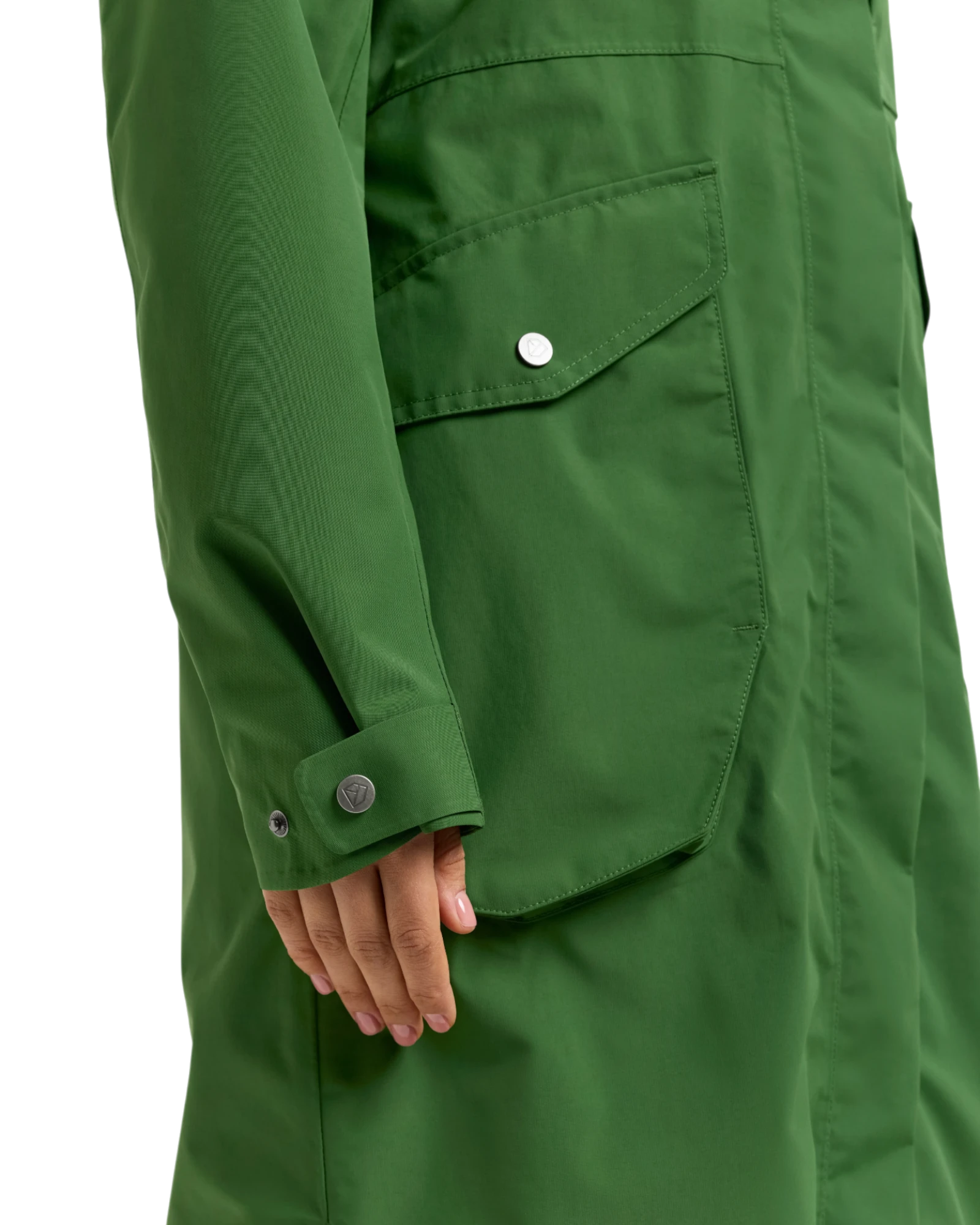 Louise Long Parka - Velvet Green