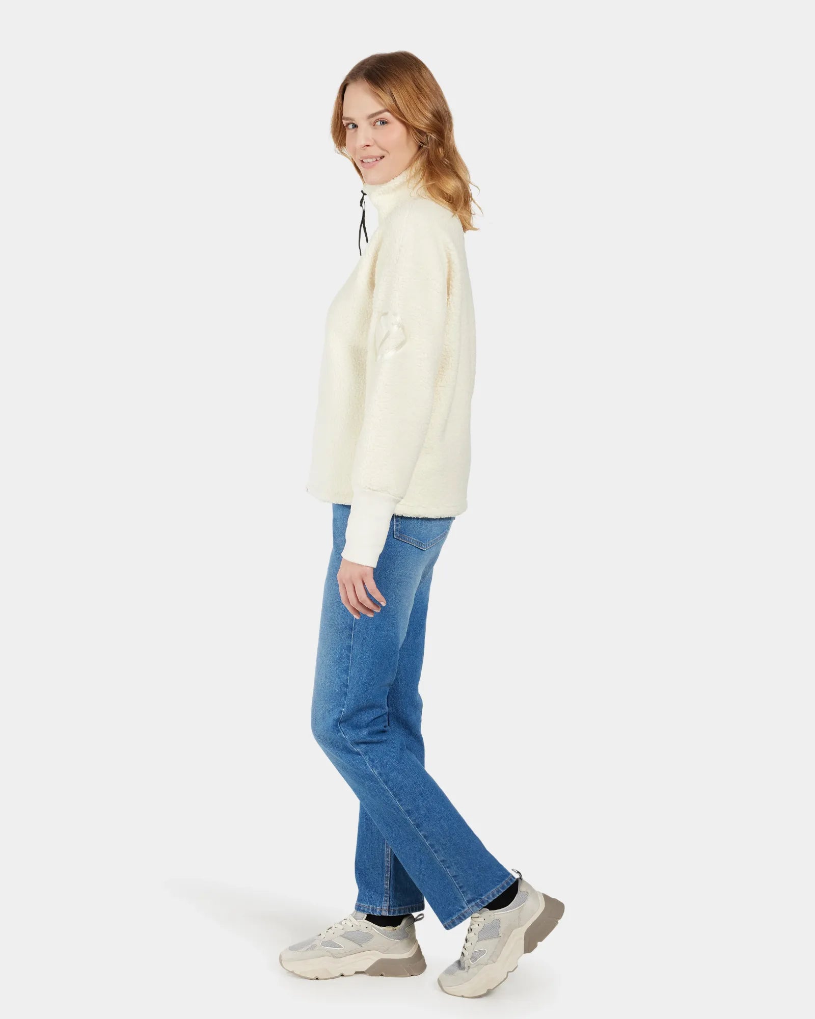 Mella Fleece - White Foam