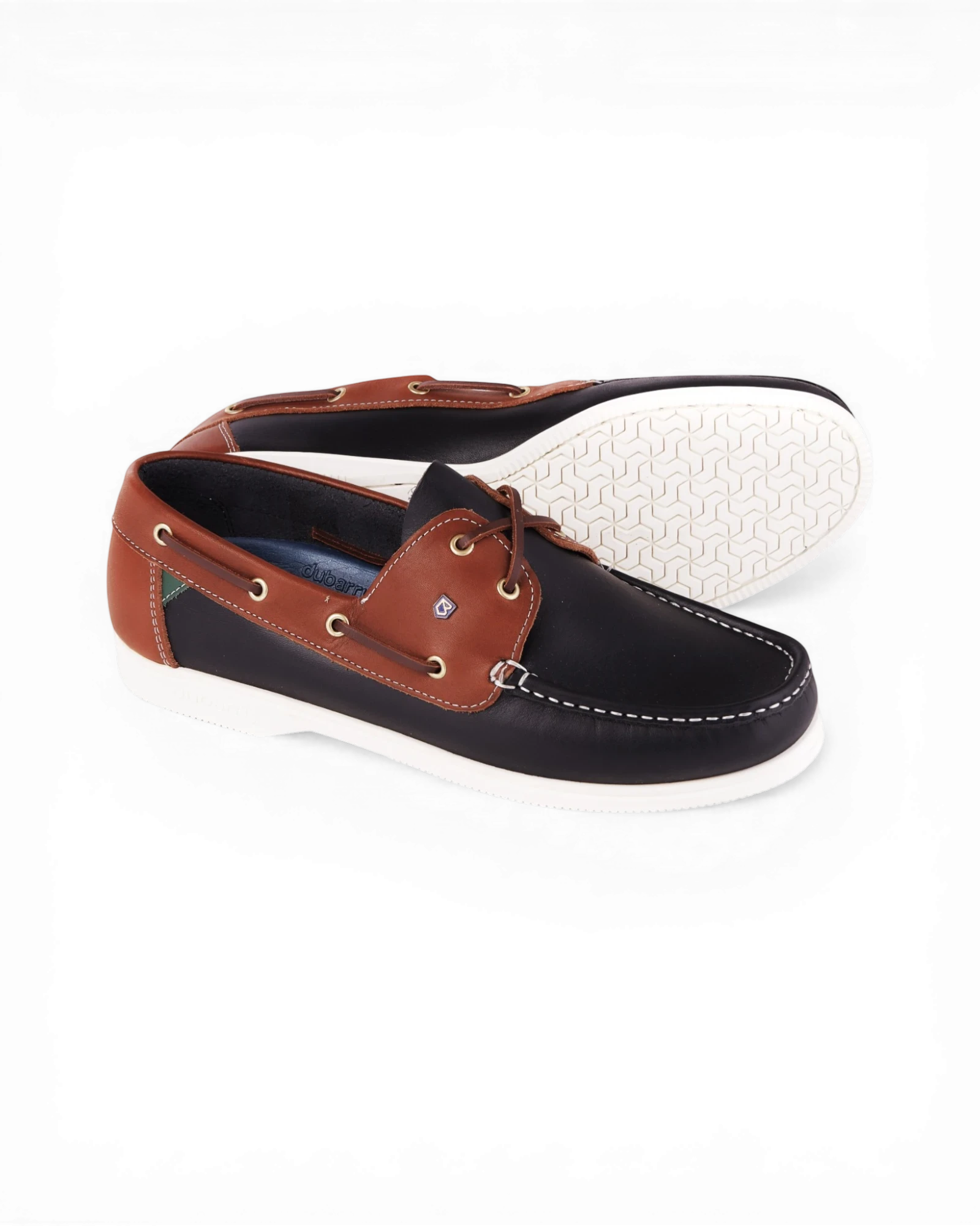 Admirals Men's Deck Shoe - Navy/Brown