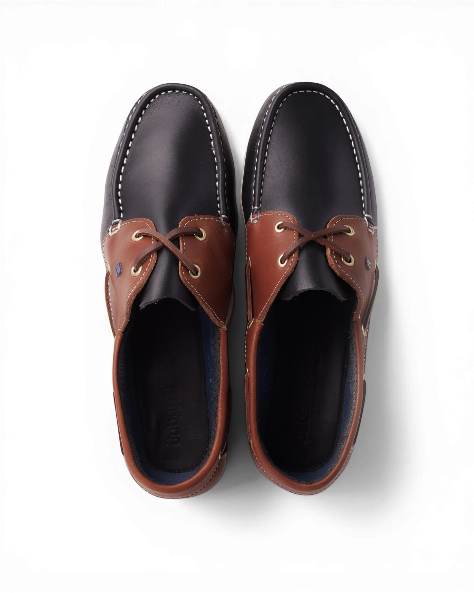 Admirals Men's Deck Shoe - Navy/Brown