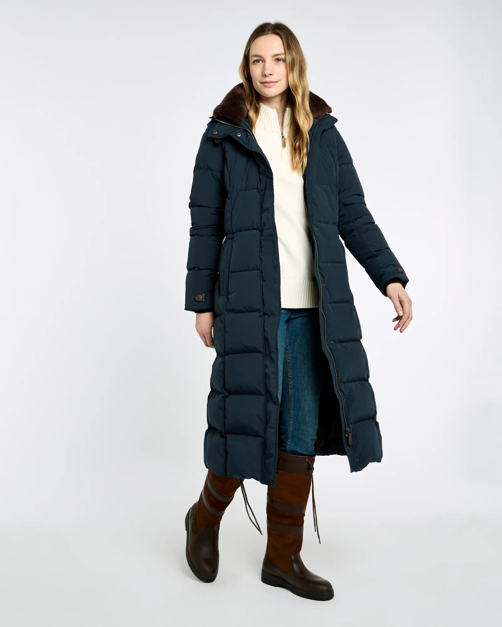 Aldborough Coat - Navy