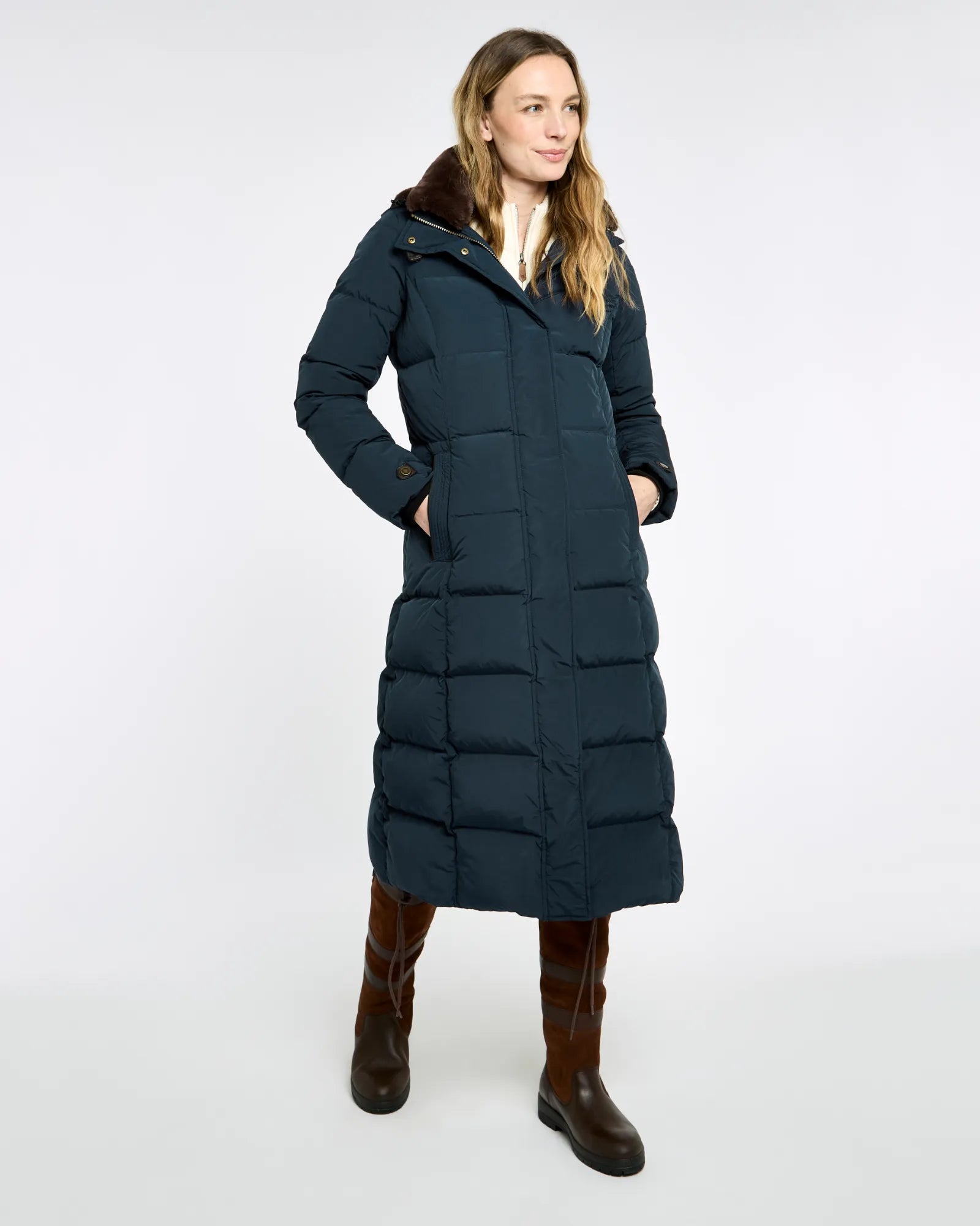 Aldborough Coat - Navy