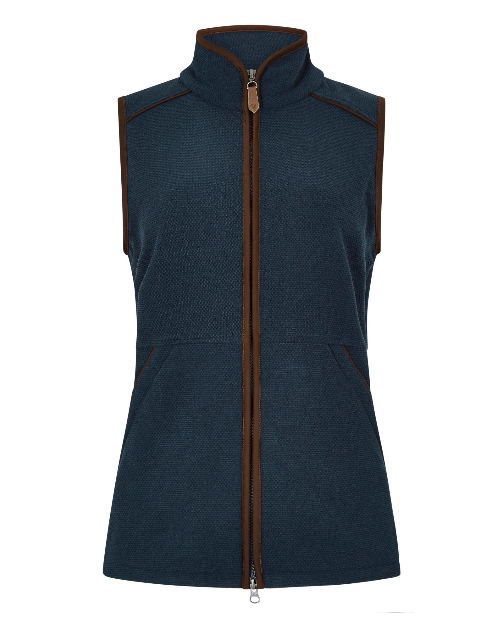 Carbury Navy Women's Fleece Gilet