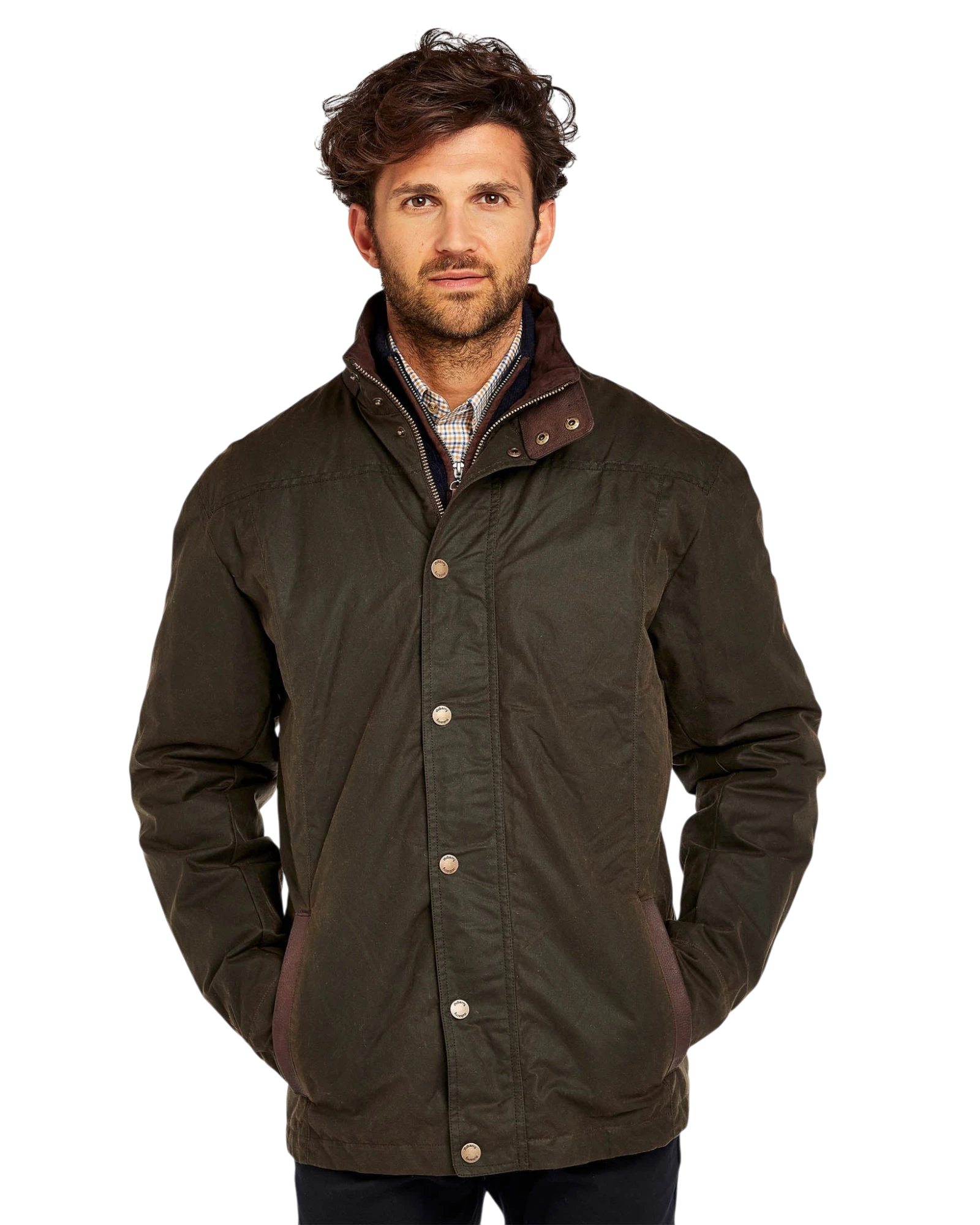 Carrickfergus Waxed Jacket - Olive