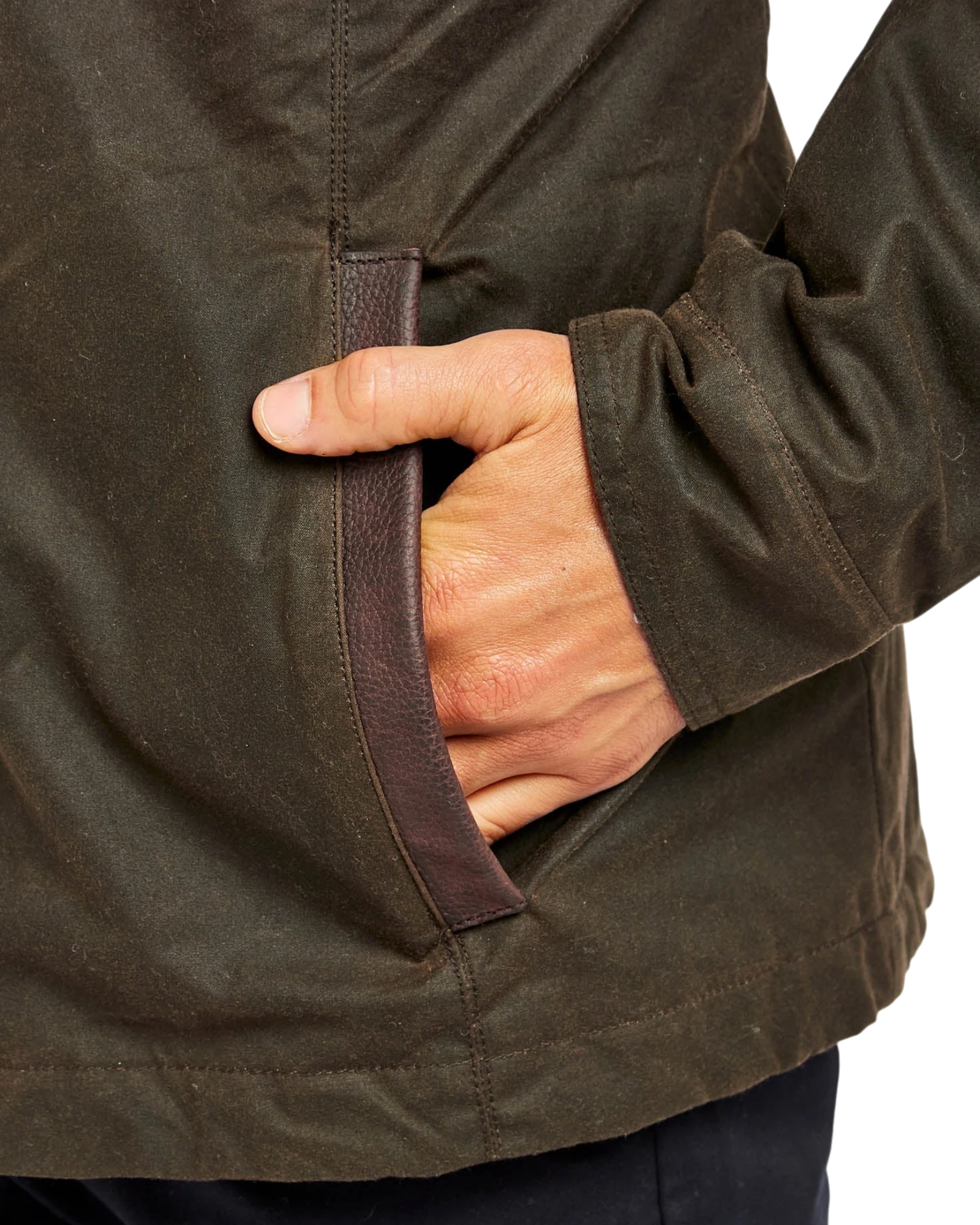 Carrickfergus Waxed Jacket - Olive