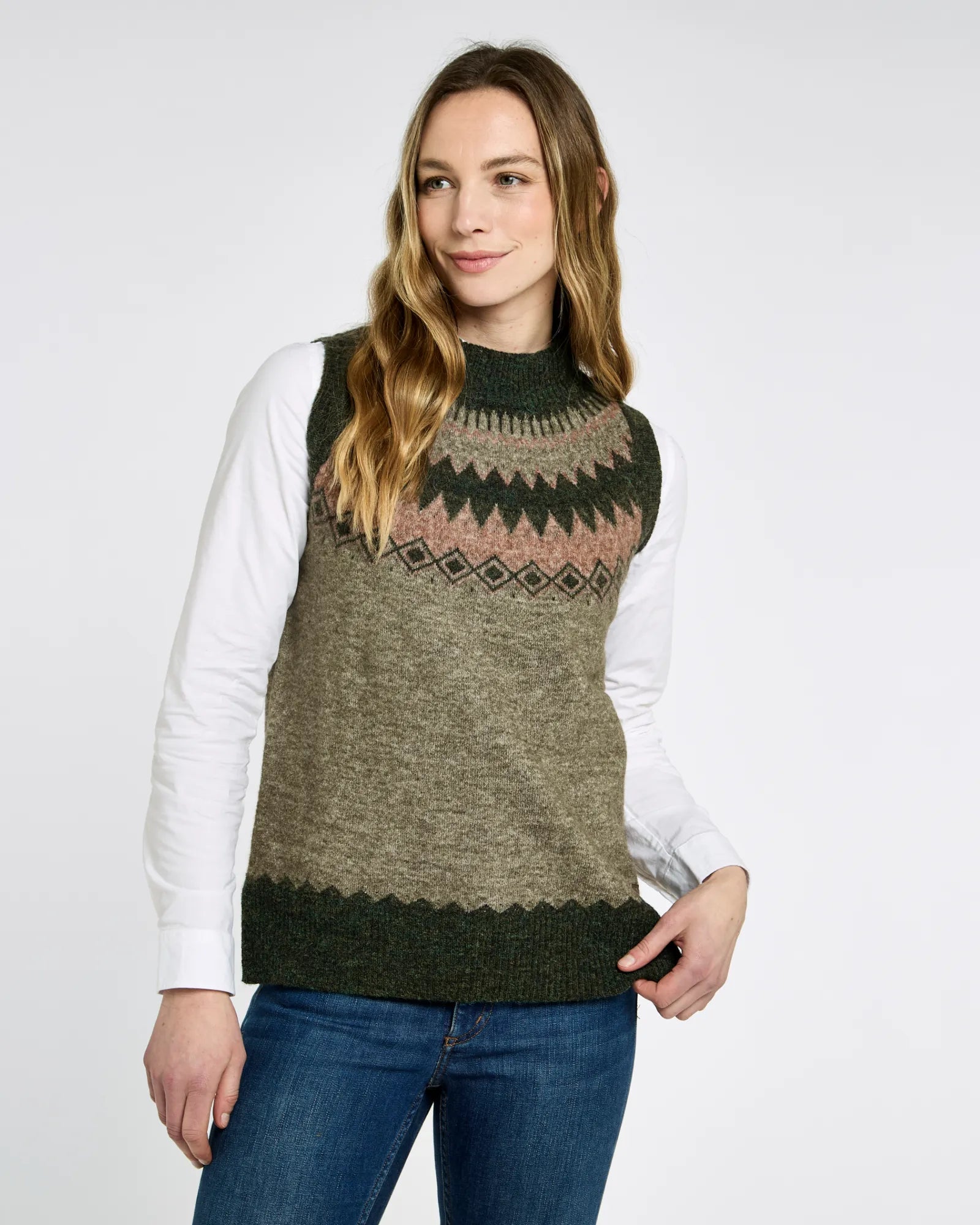 Doyle Vest - Olive Multi