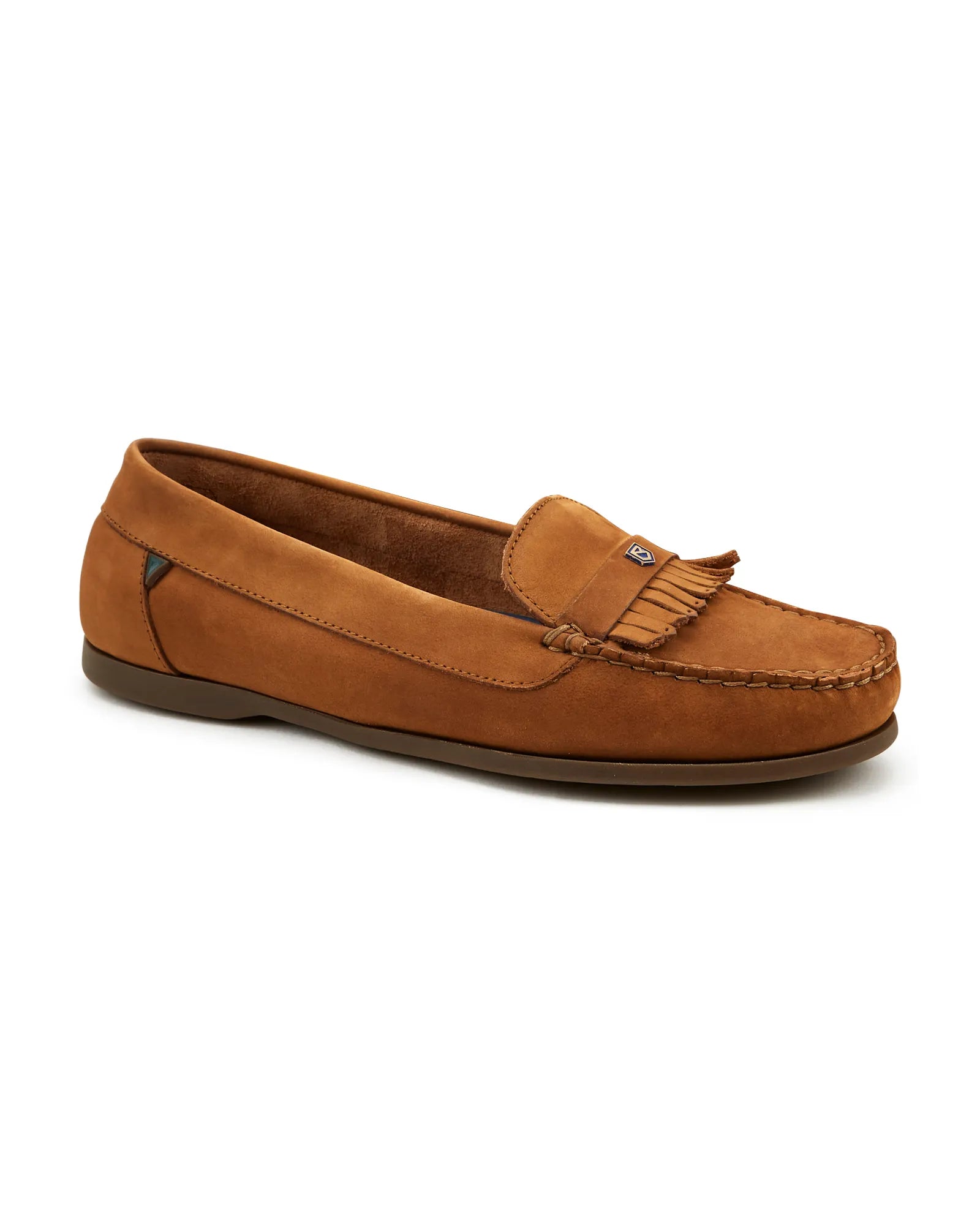 Florence Deck Shoe - Cognac