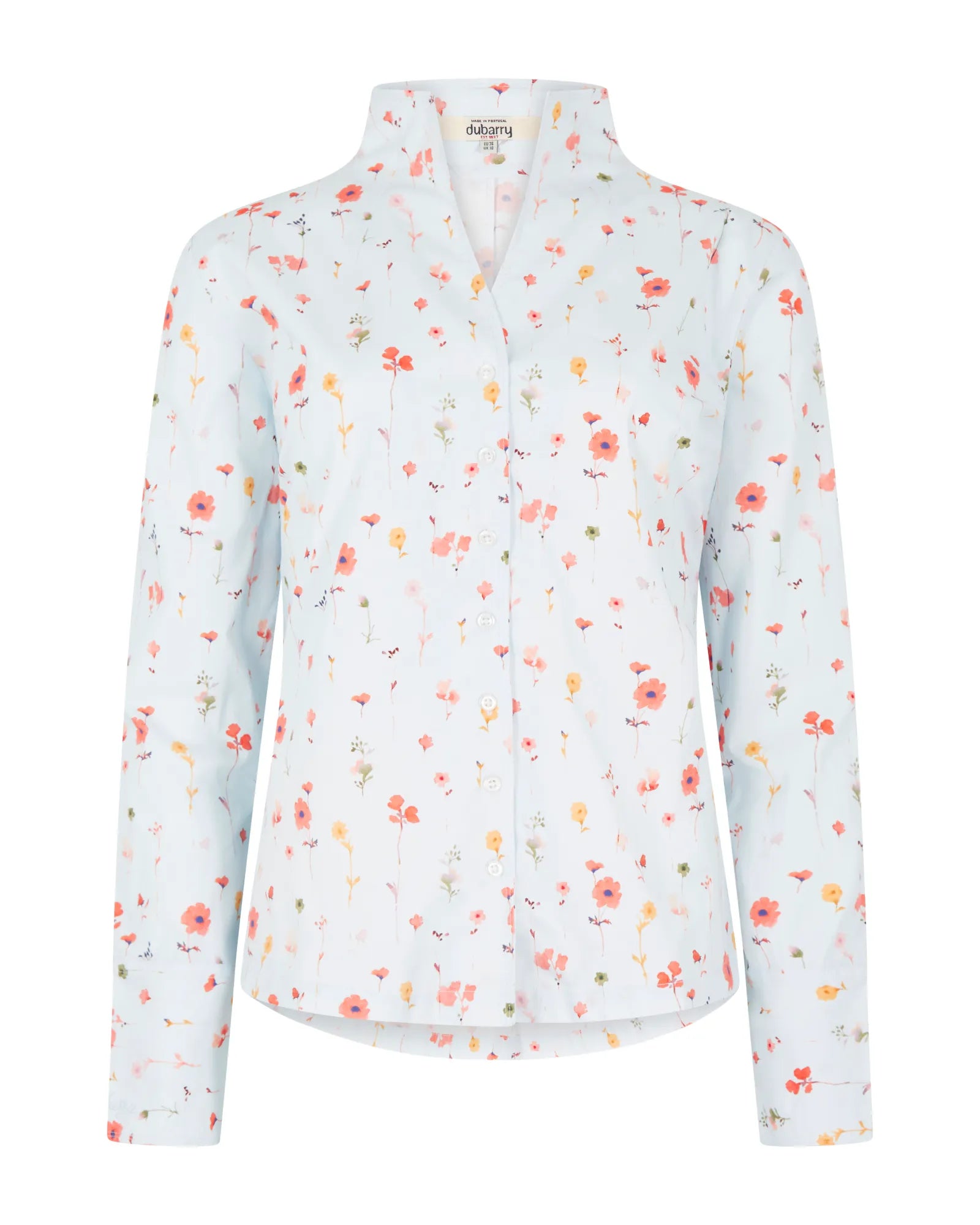 Fuchsia Blouse - Pale Blue