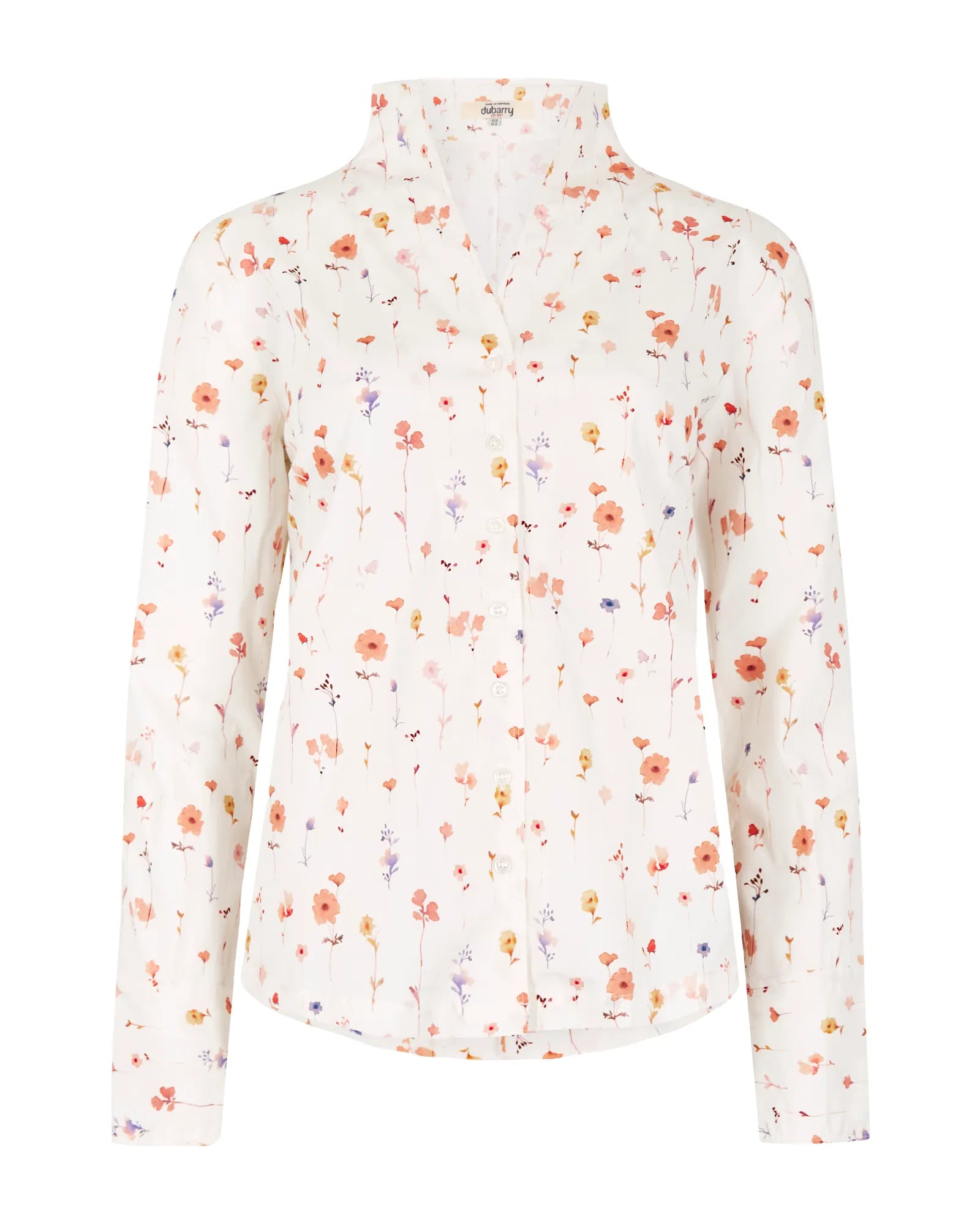Fuchsia Blouse - White