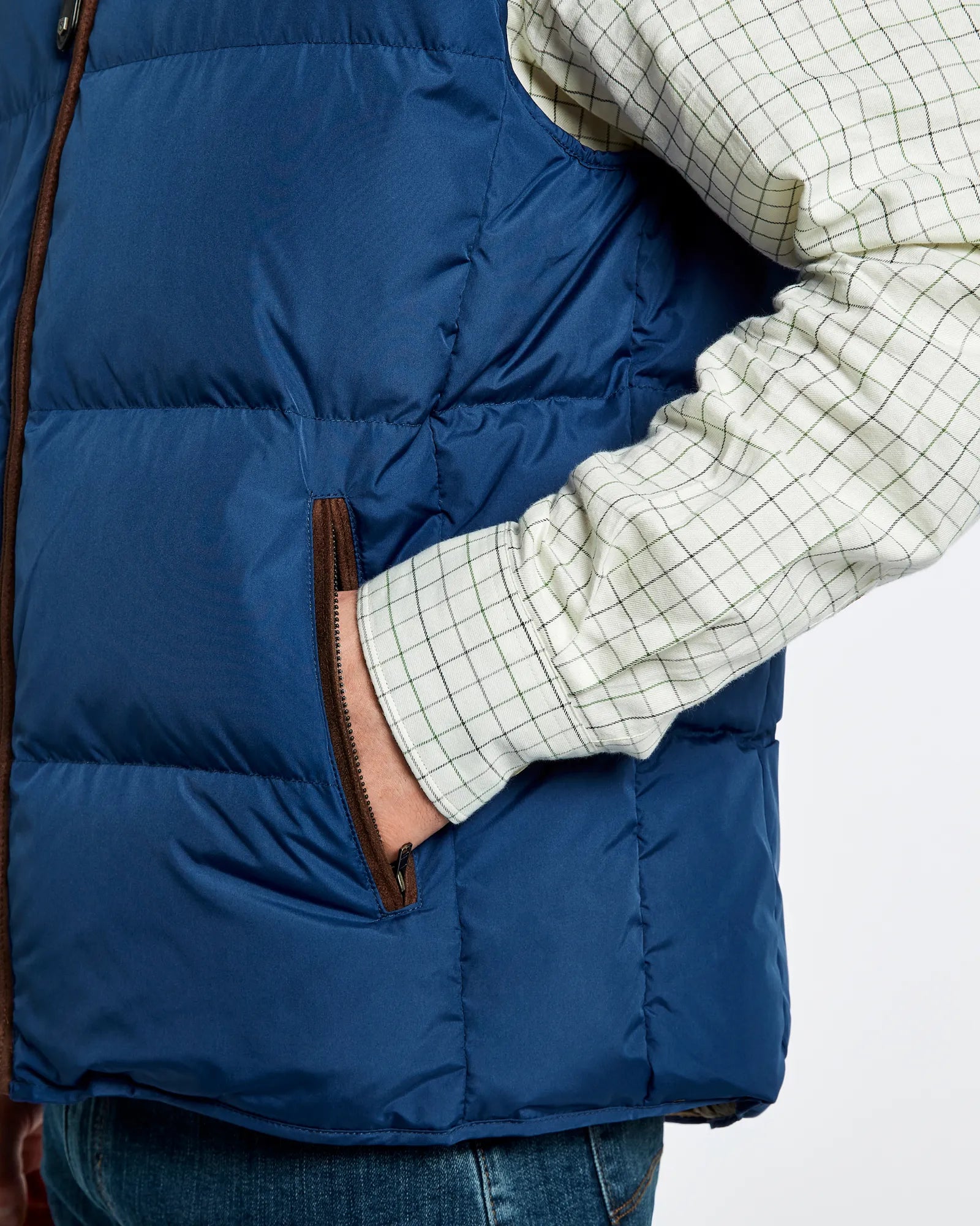 Graystown Down Gilet - Peacock