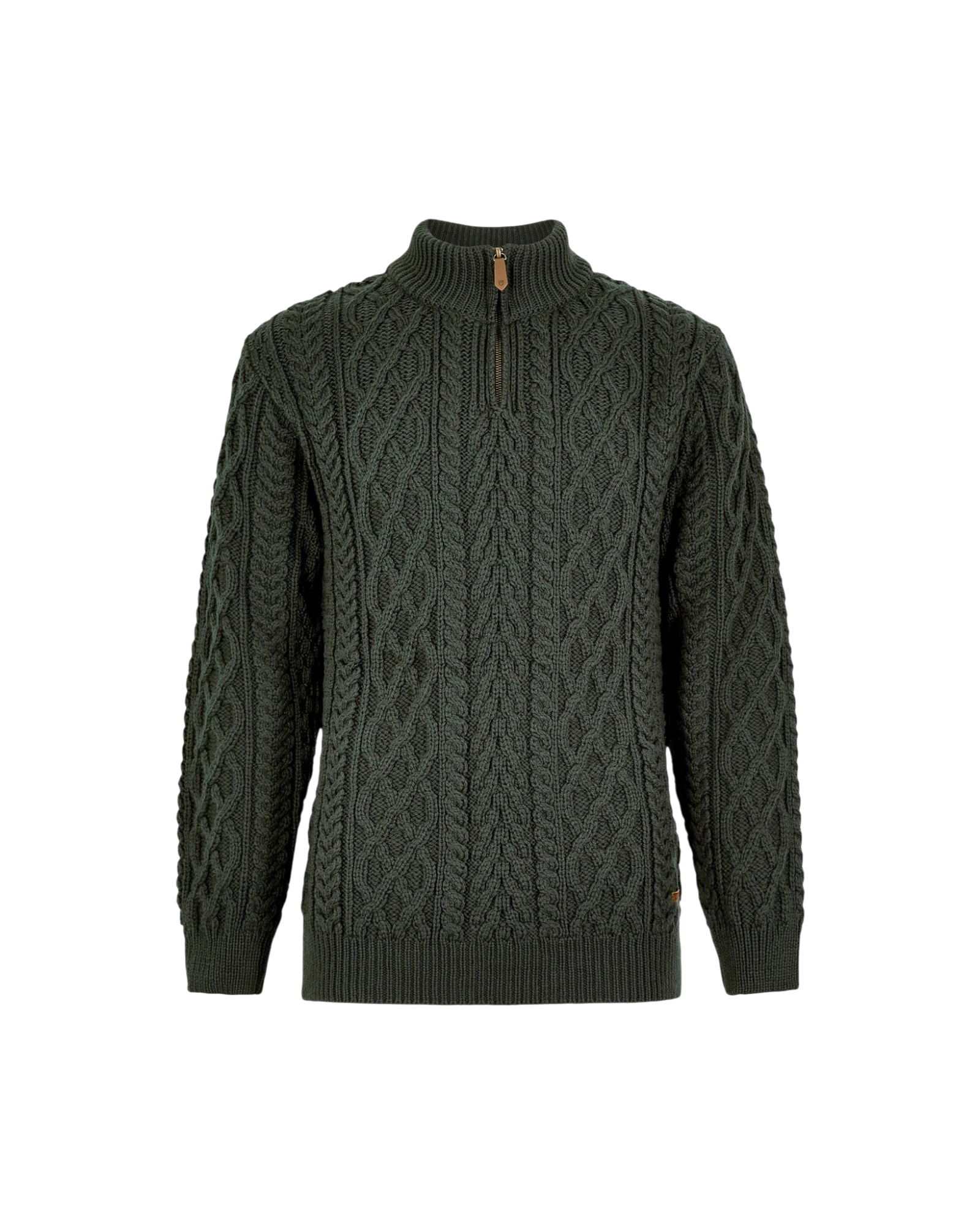 Henihan Quarter Zip Jumper - Olive