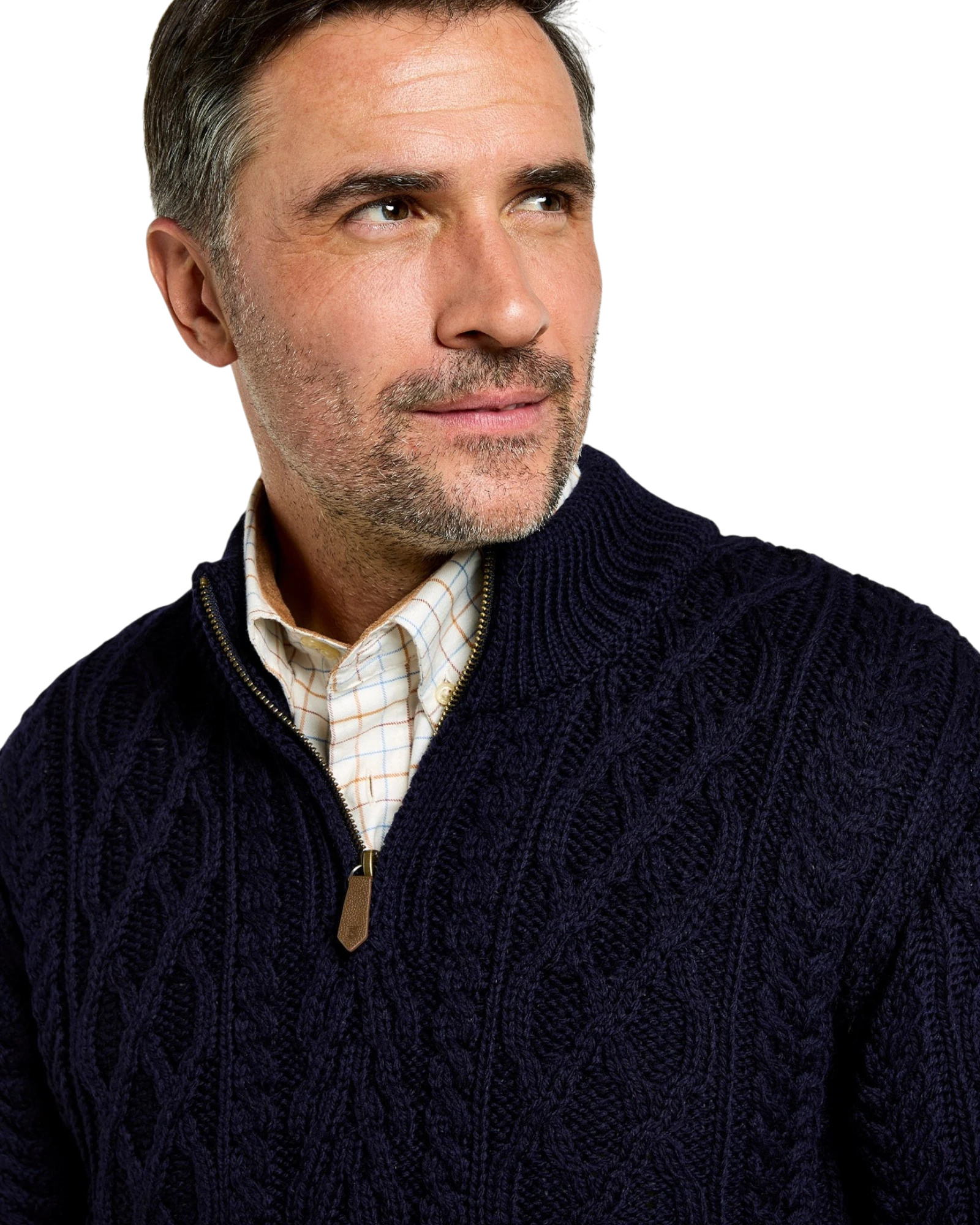 Henihan Quarter Zip Jumper - Navy