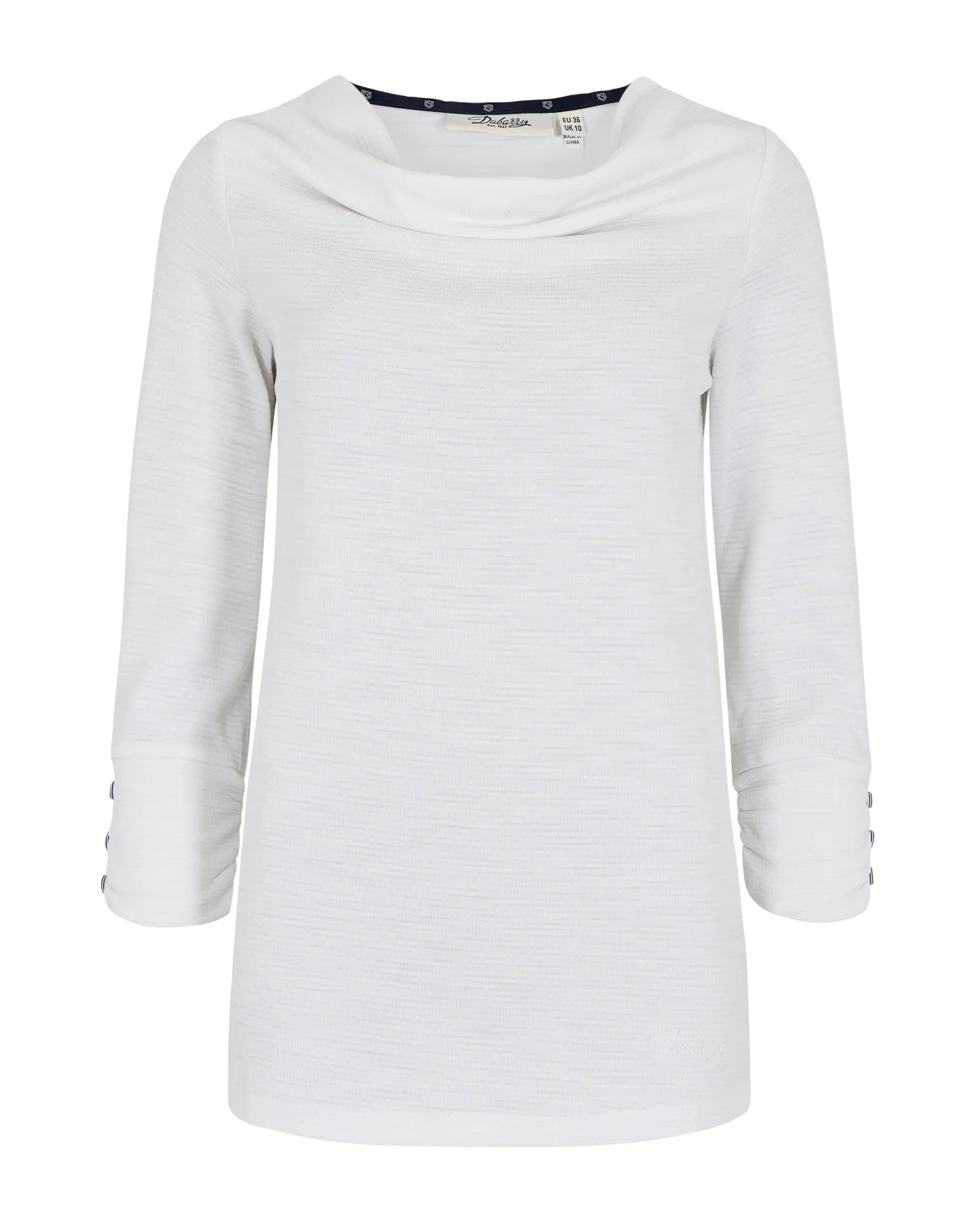 Hillgrove Cowl Neck Top - White
