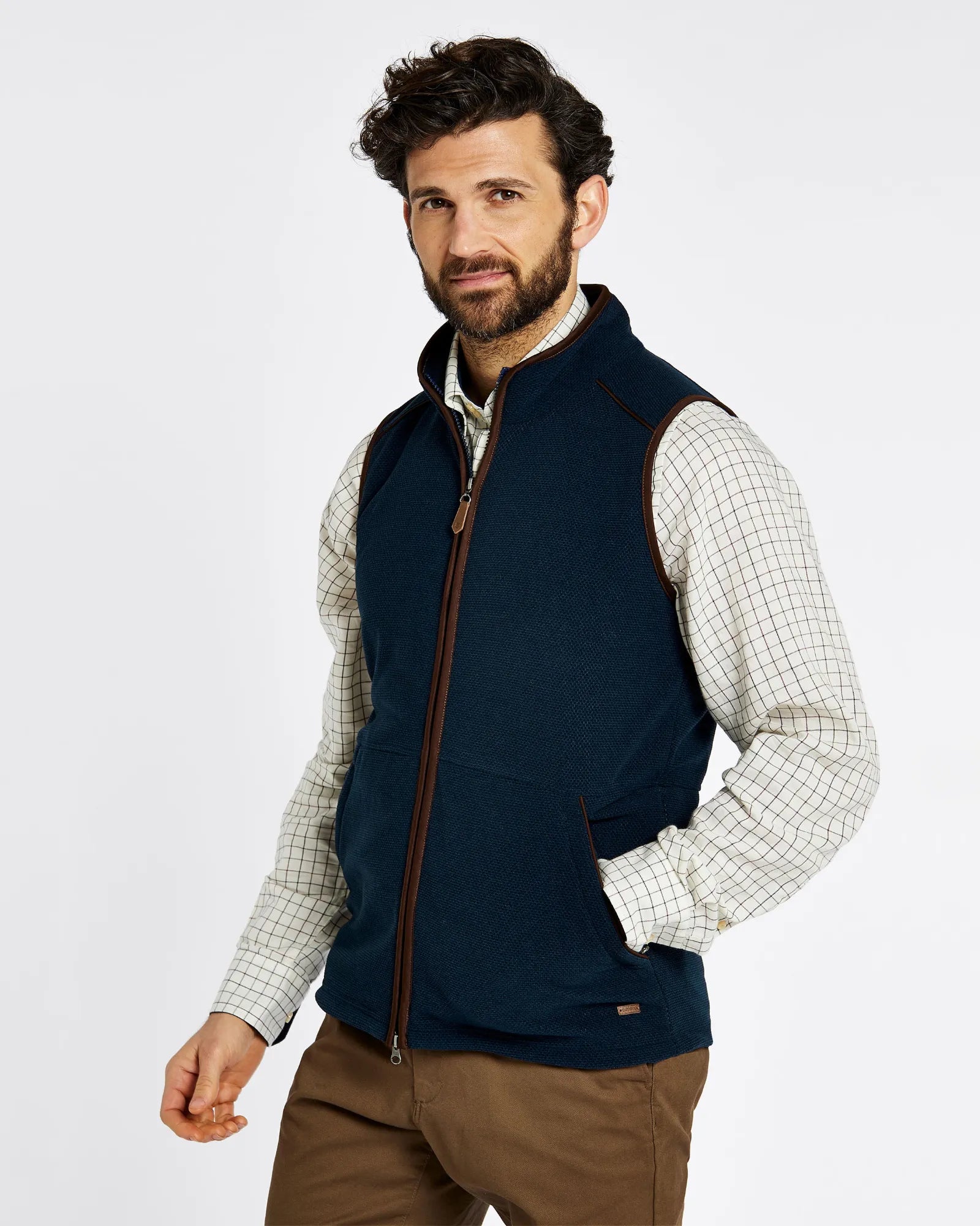 Lifford Navy Fleece Gilet
