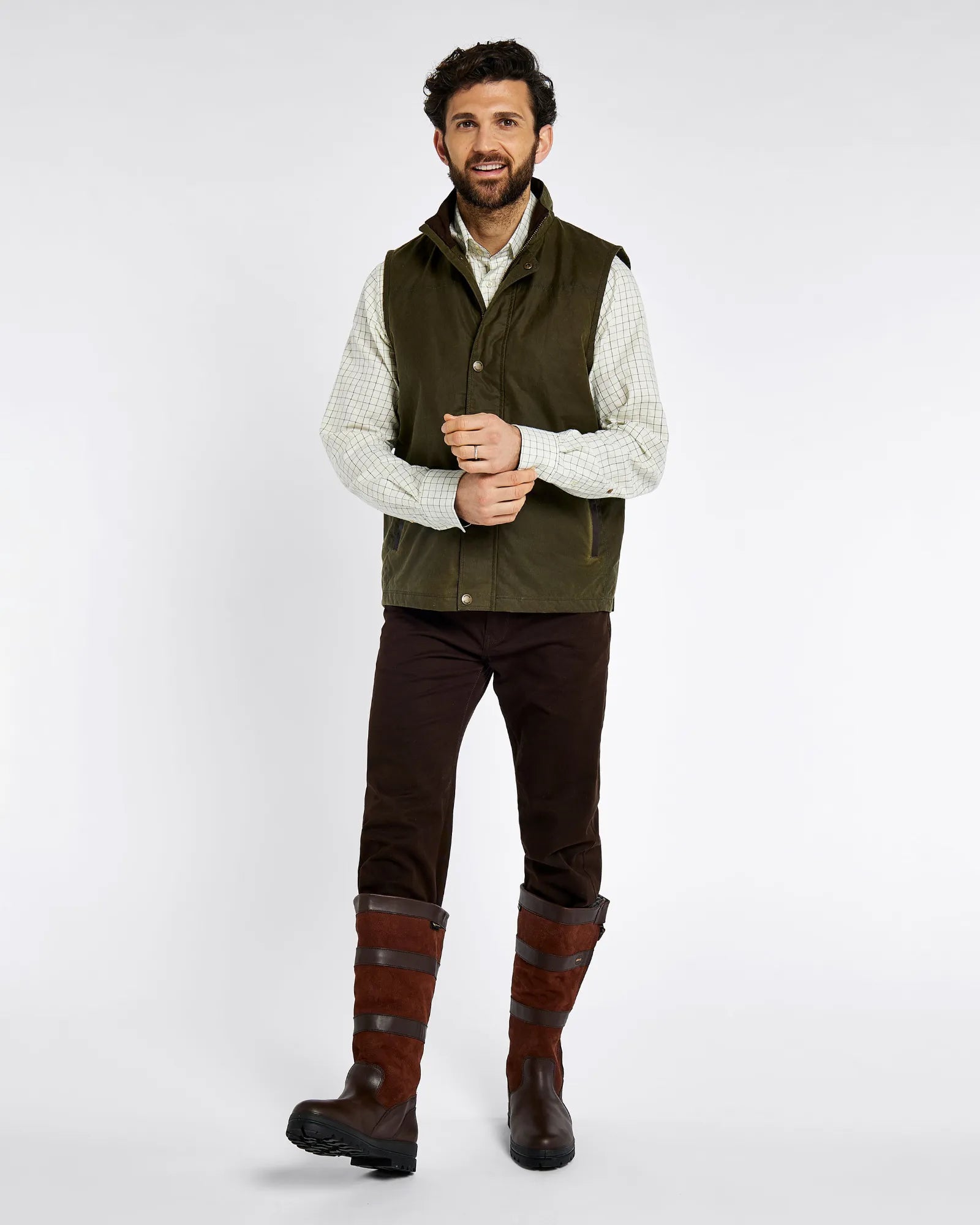 Mayfly Fennel Men's Wax Gilet