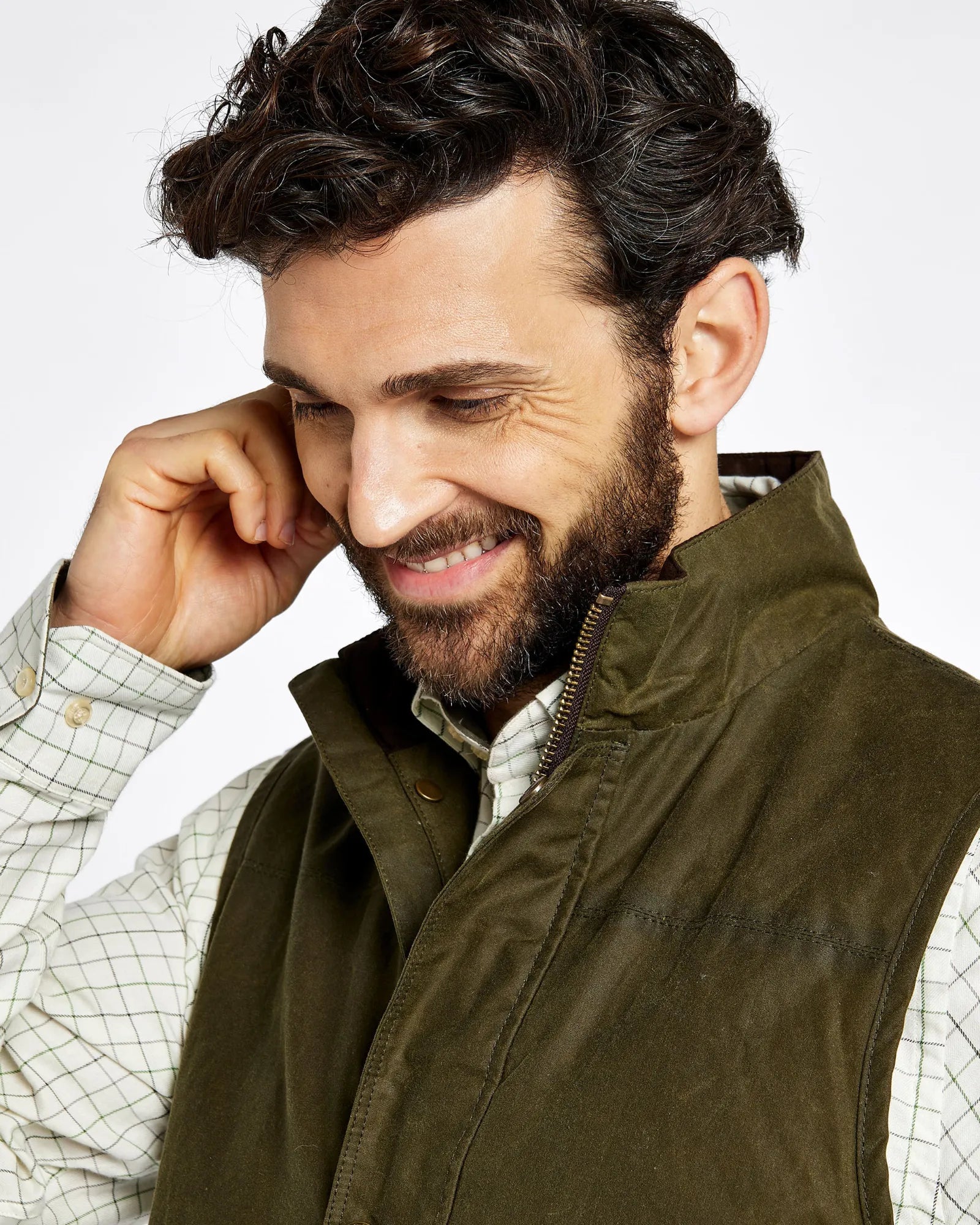 Mayfly Fennel Men's Wax Gilet
