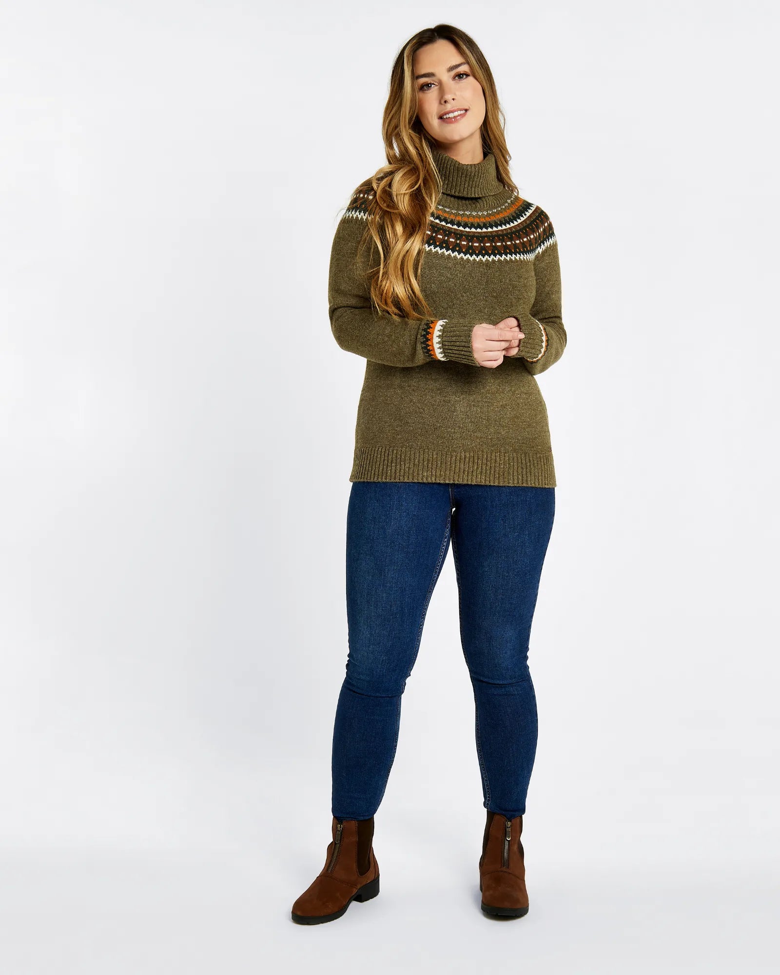 Riverdale Knitted Sweater - Dusky Green