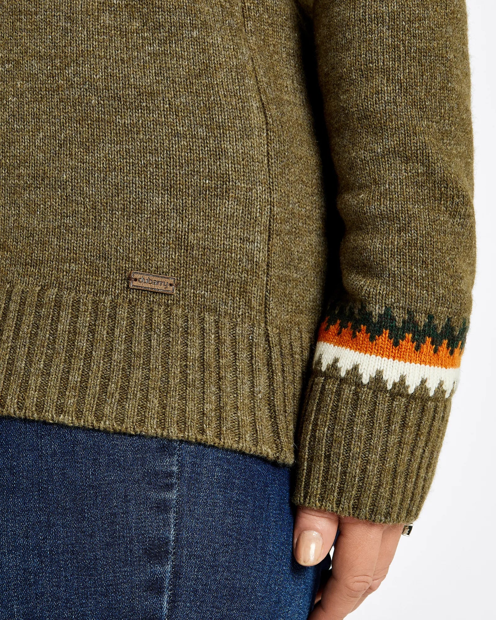 Riverdale Knitted Sweater - Dusky Green