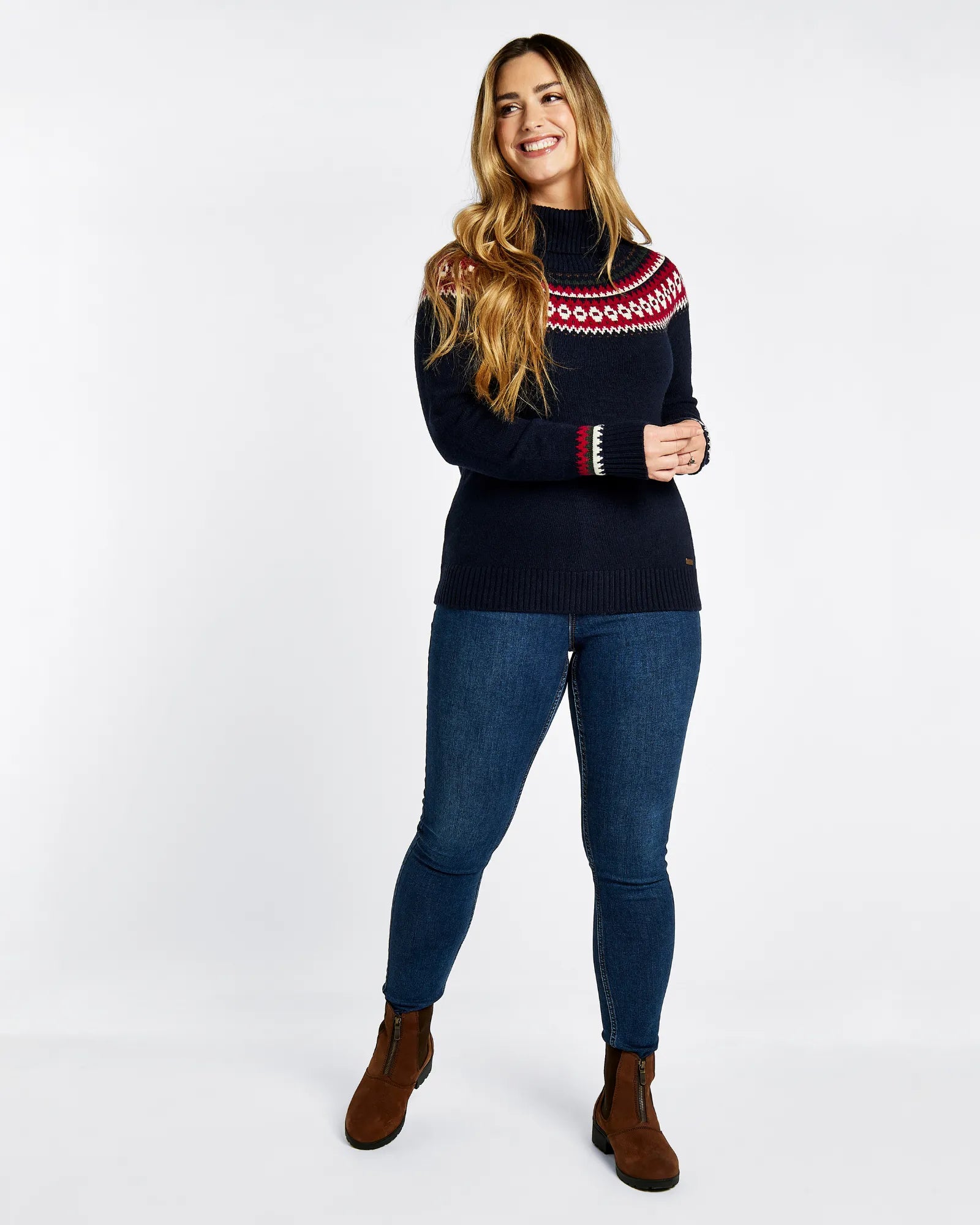 Riverdale Knitted Sweater - Navy