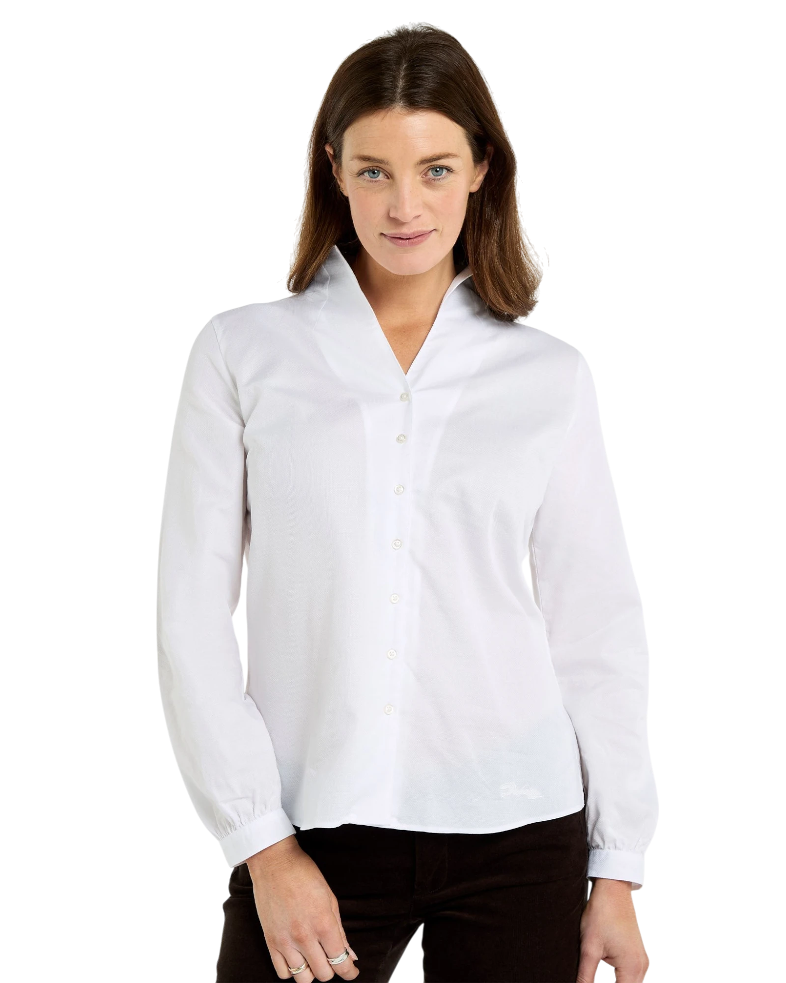 Woodsage Cotton Shirt - White