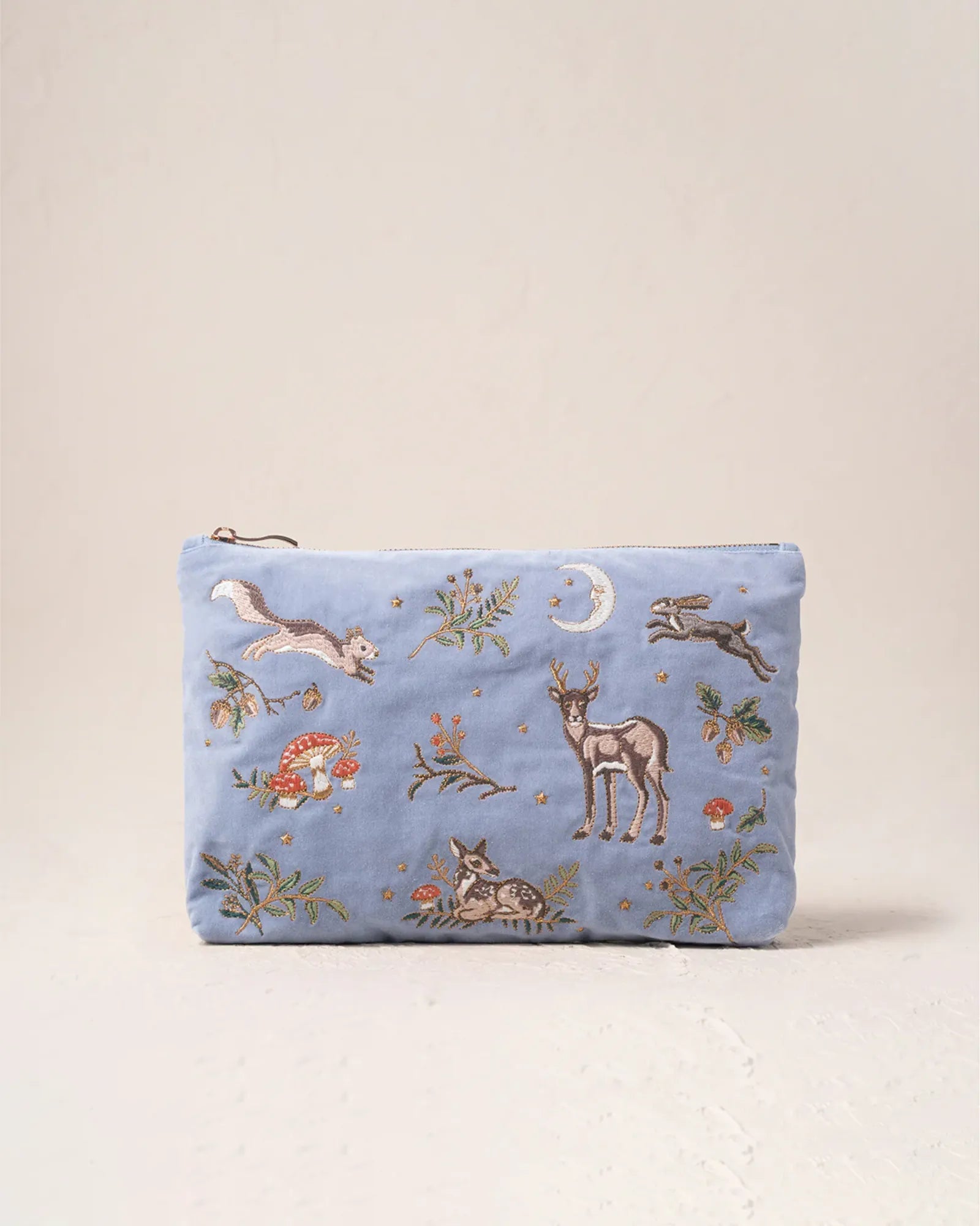 Enchanted Woodland Powder Blue Everyday Pouch