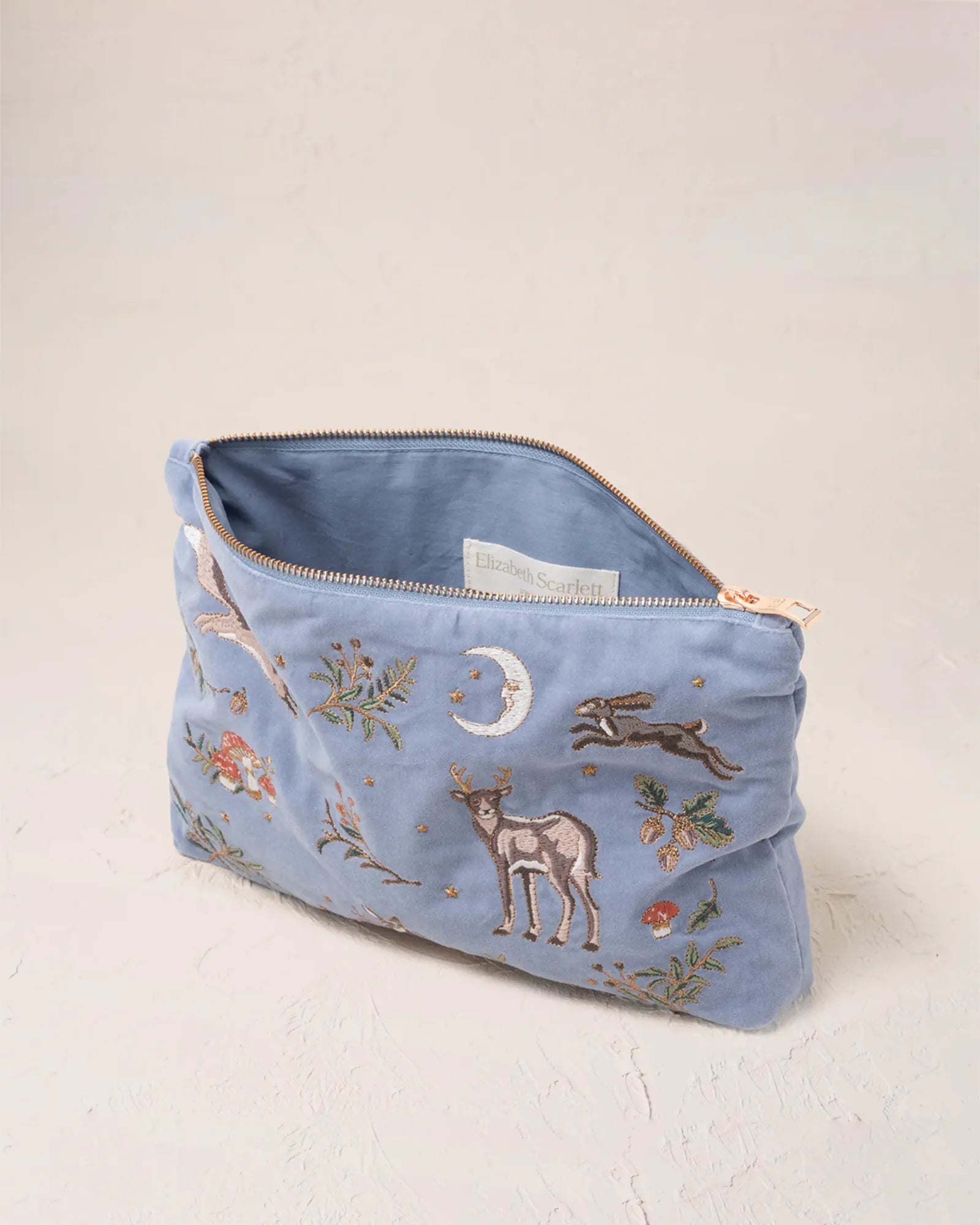 Enchanted Woodland Powder Blue Everyday Pouch