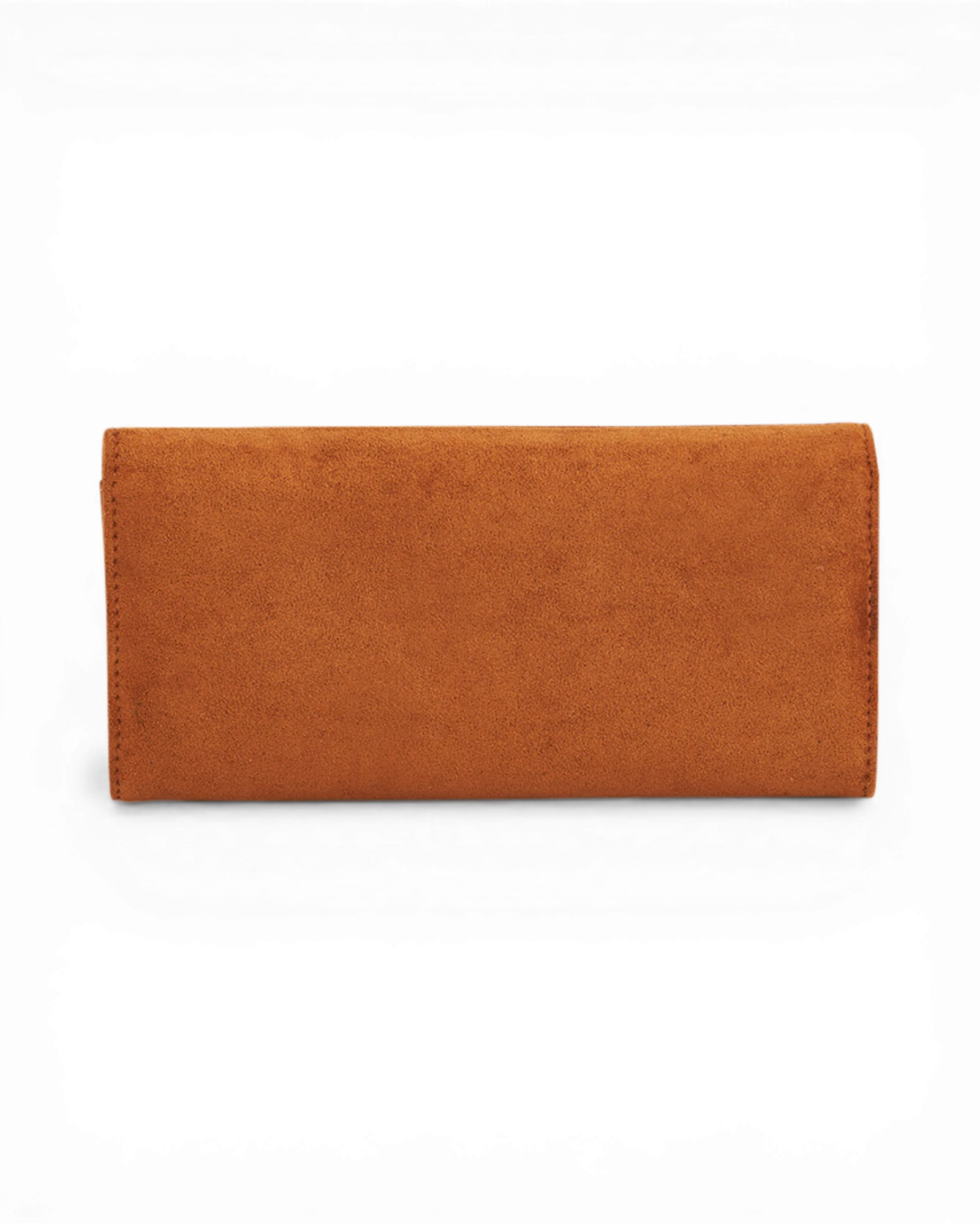 Floral Embroidered Purse - Tan