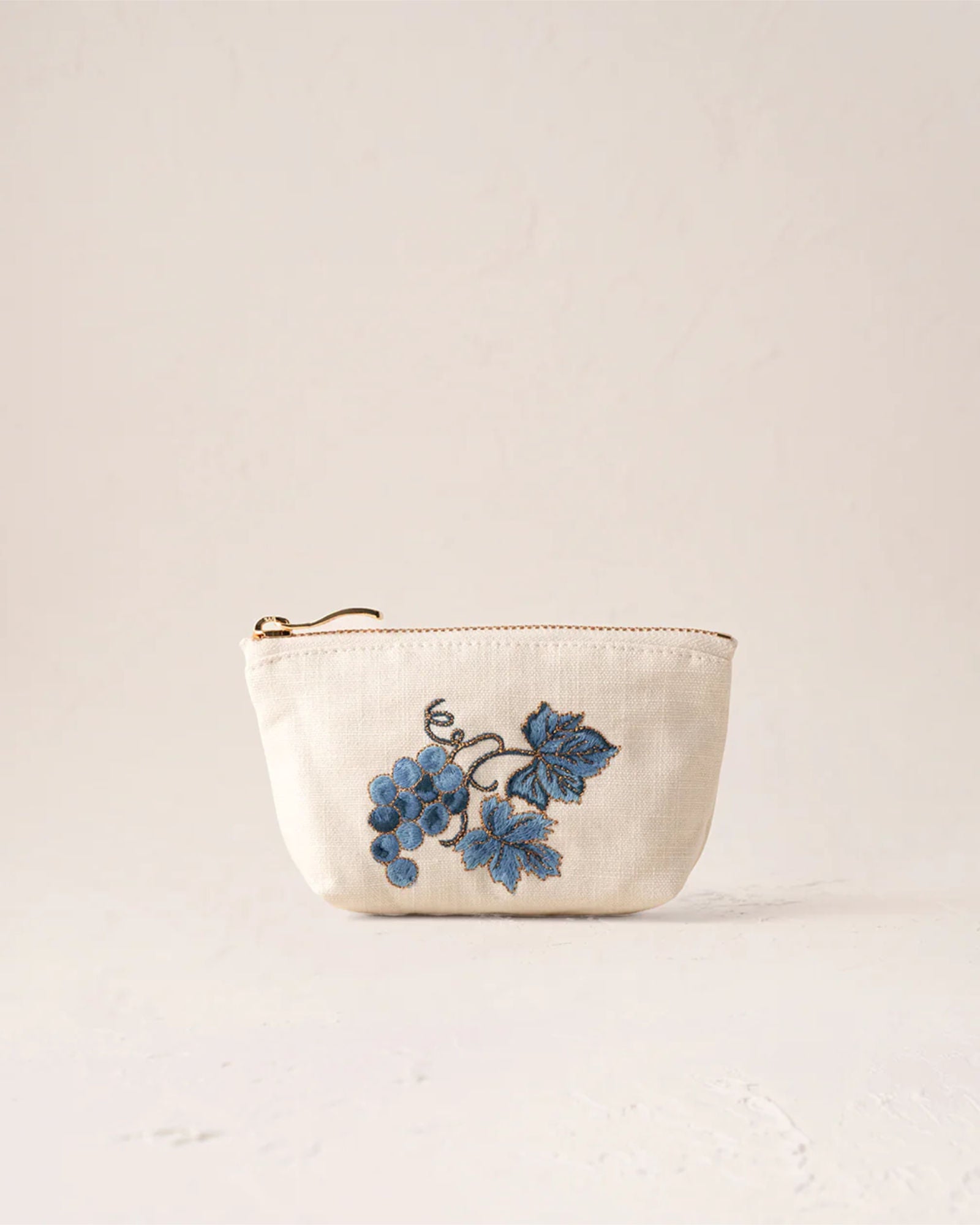 Grapevine Cream Coin Purse
