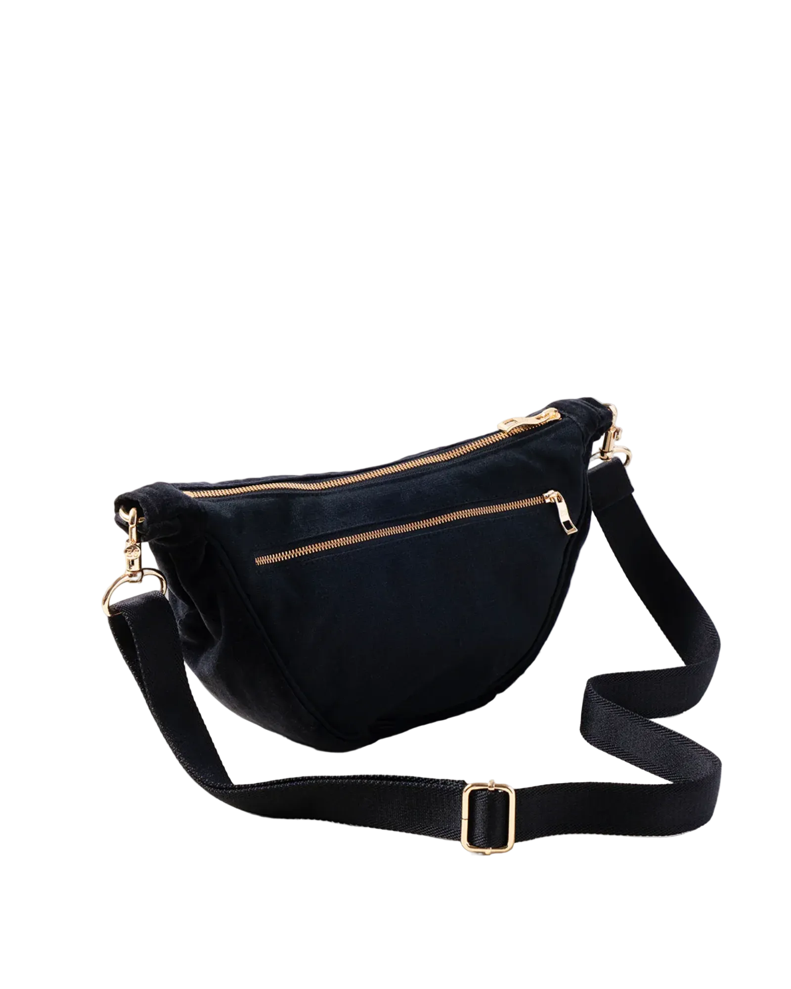 Honey Bee Velvet Crossbody Sling Bag