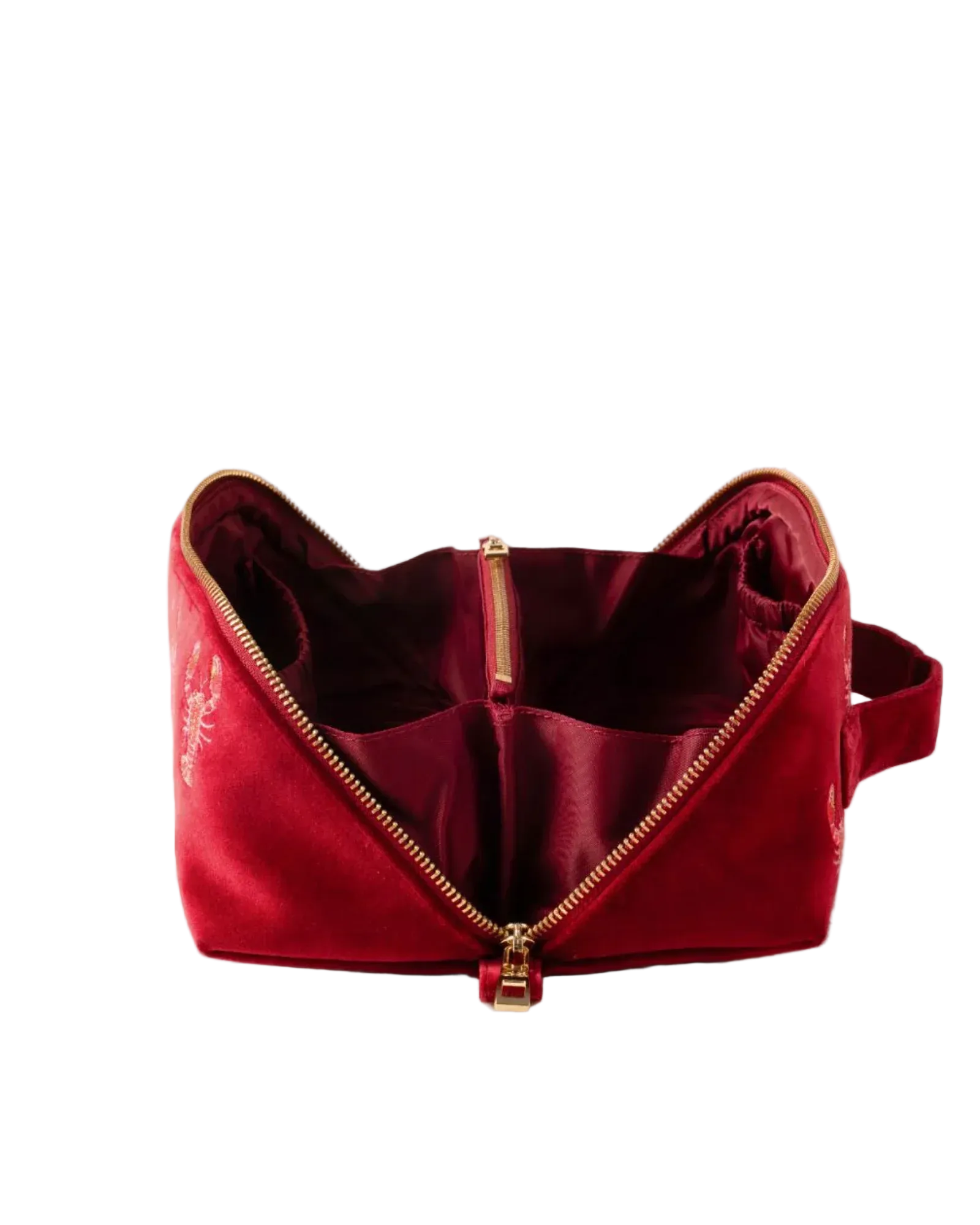 Lobster Open Flat Makeup Bag
