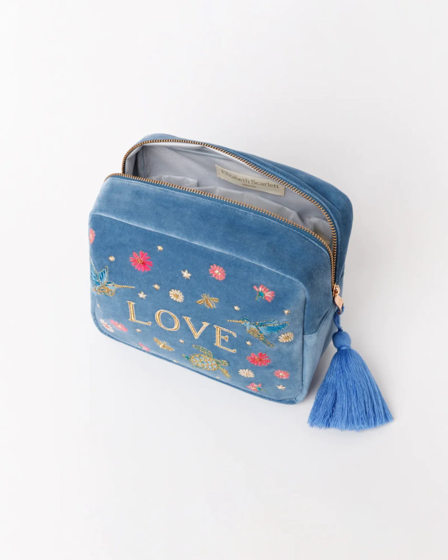 Love Wash Bag - Dusky Blue
