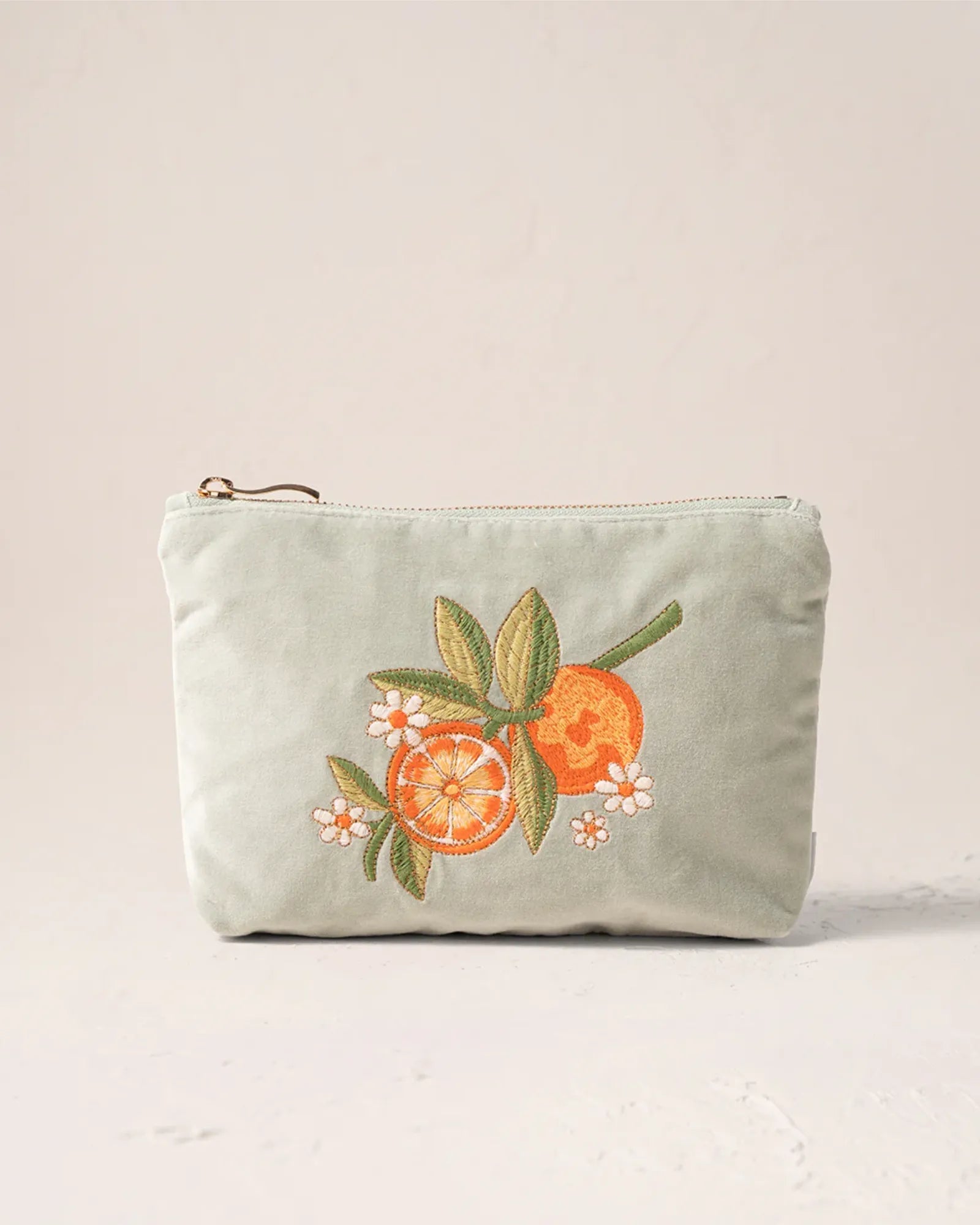 Orange Blossom Sage Mini Pouch