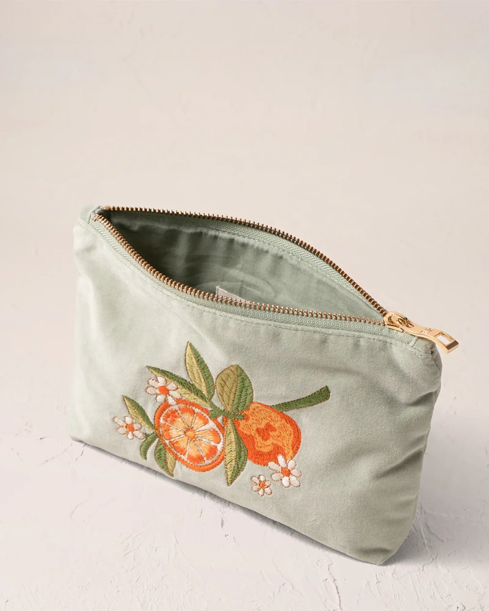Orange Blossom Sage Mini Pouch