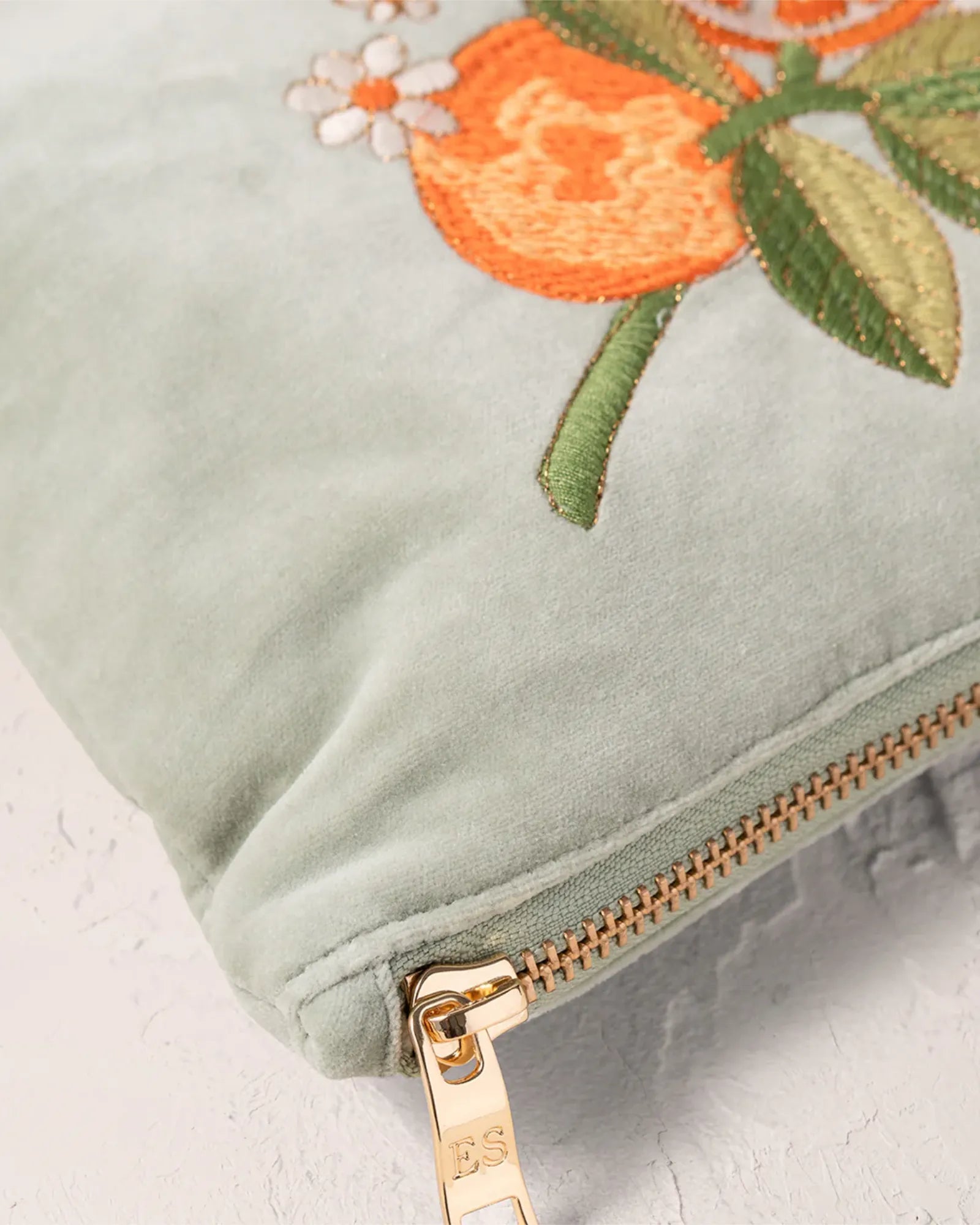 Orange Blossom Sage Mini Pouch