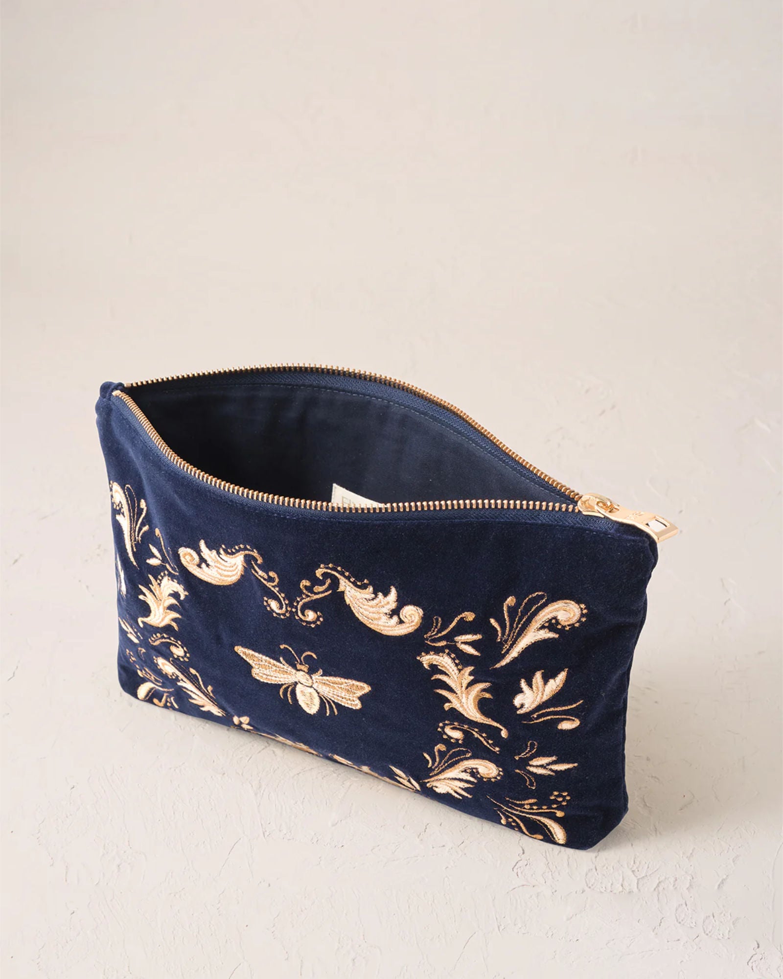 Provencal Bee Navy Everyday Pouch