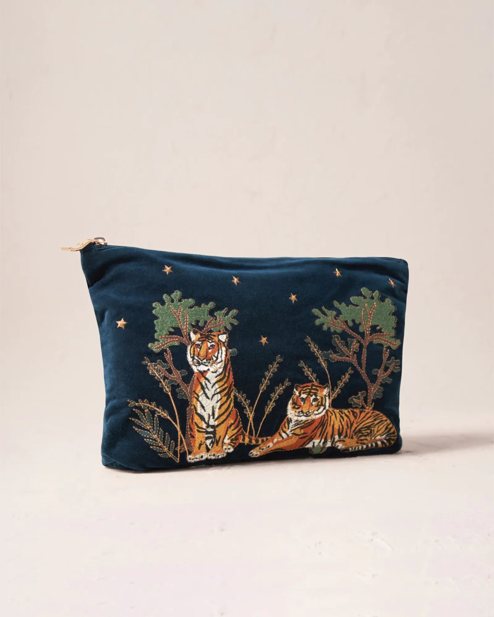 Tiger Conservation Everyday Pouch - Ink Blue
