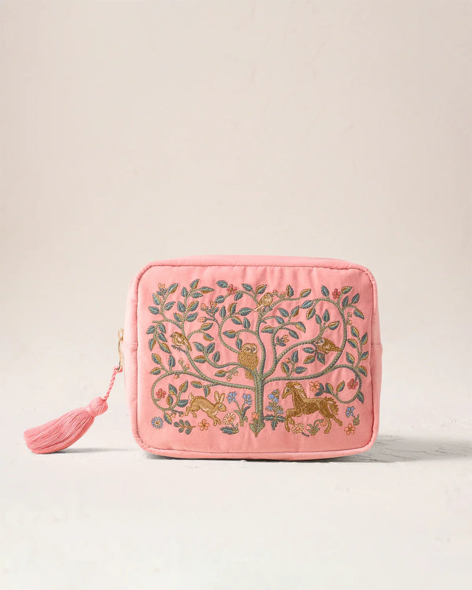 Tree of Life Wash Bag - Blush