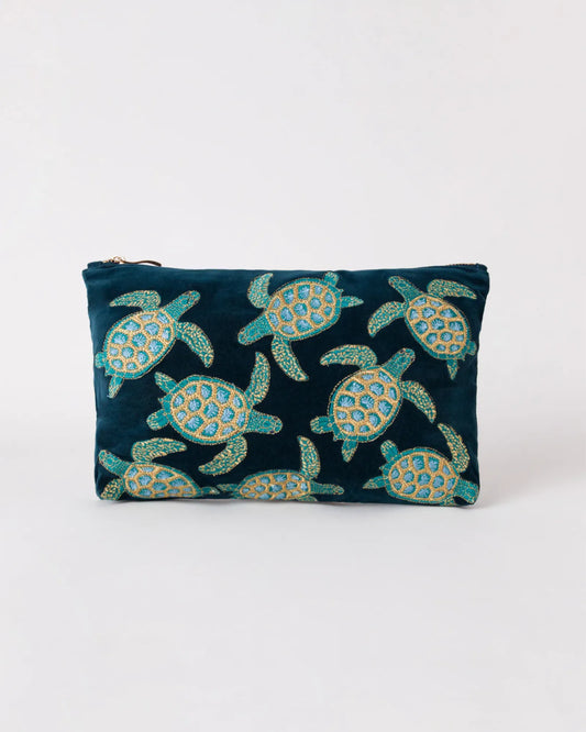 Turtle Conservation Everyday Pouch - Marine Navy