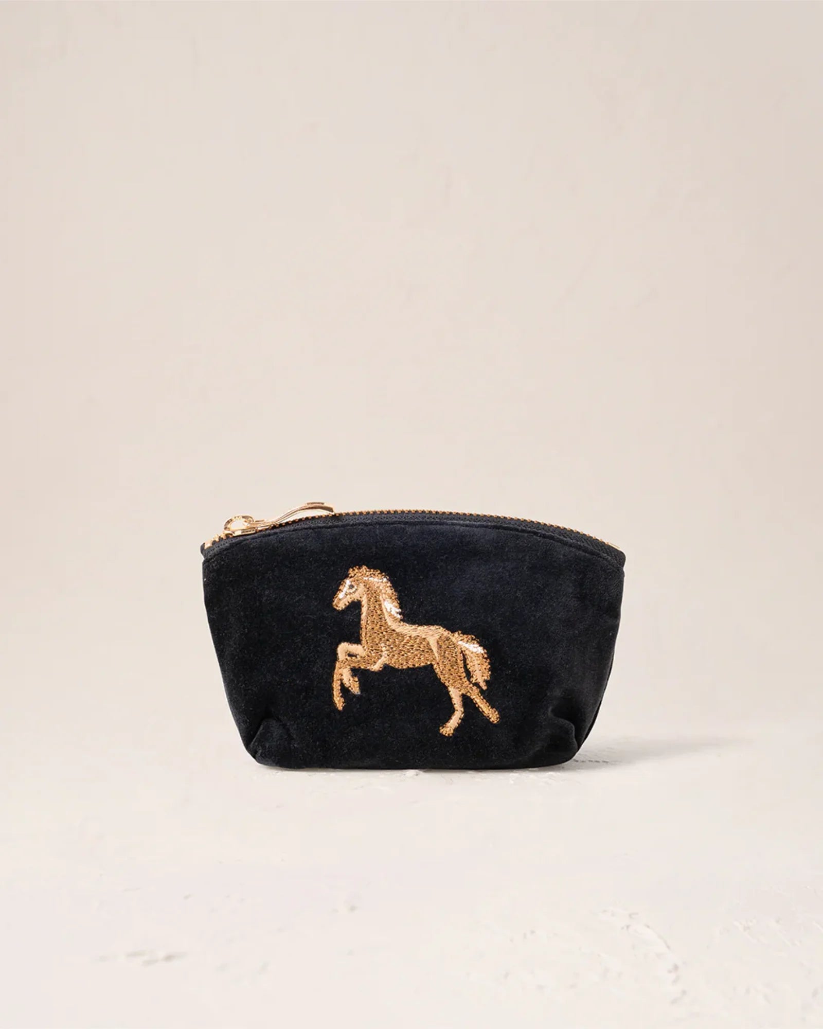 Wild Horses Coin Purse - Charcoal