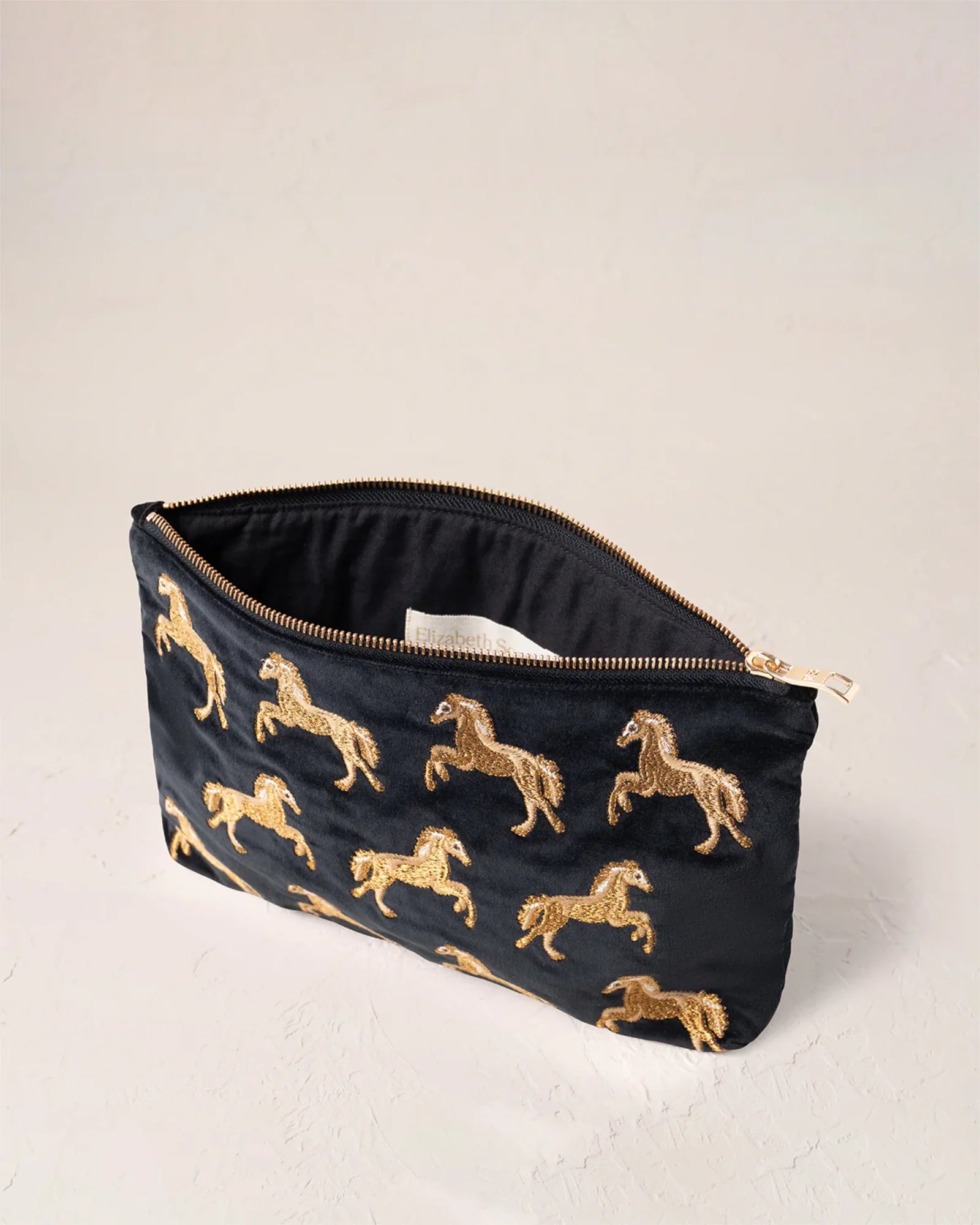 Wild Horses Everyday Pouch - Charcoal
