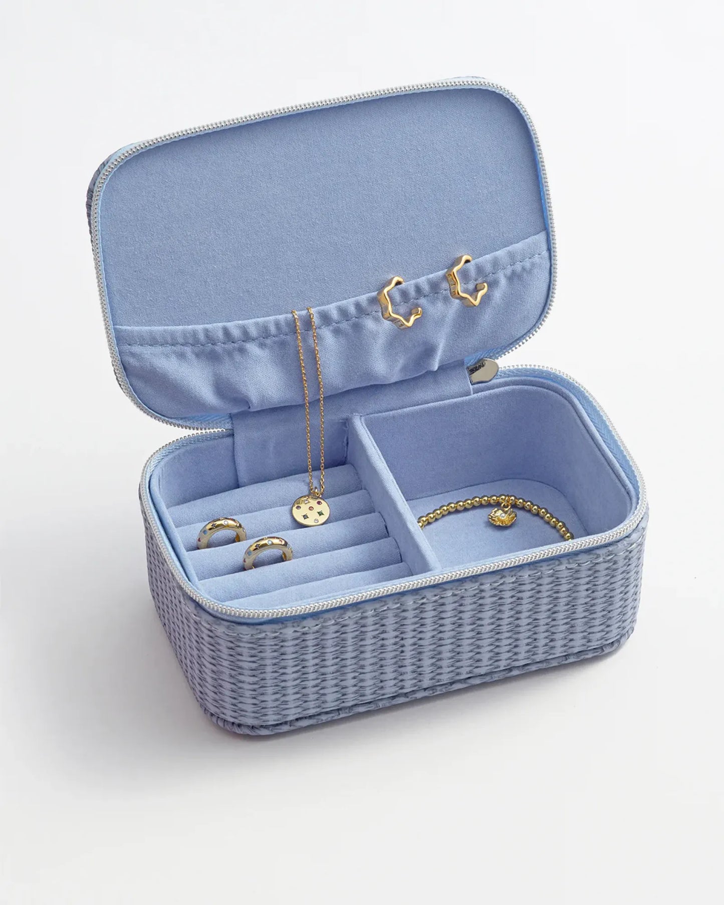 Mini Jewellery Box - Light Blue