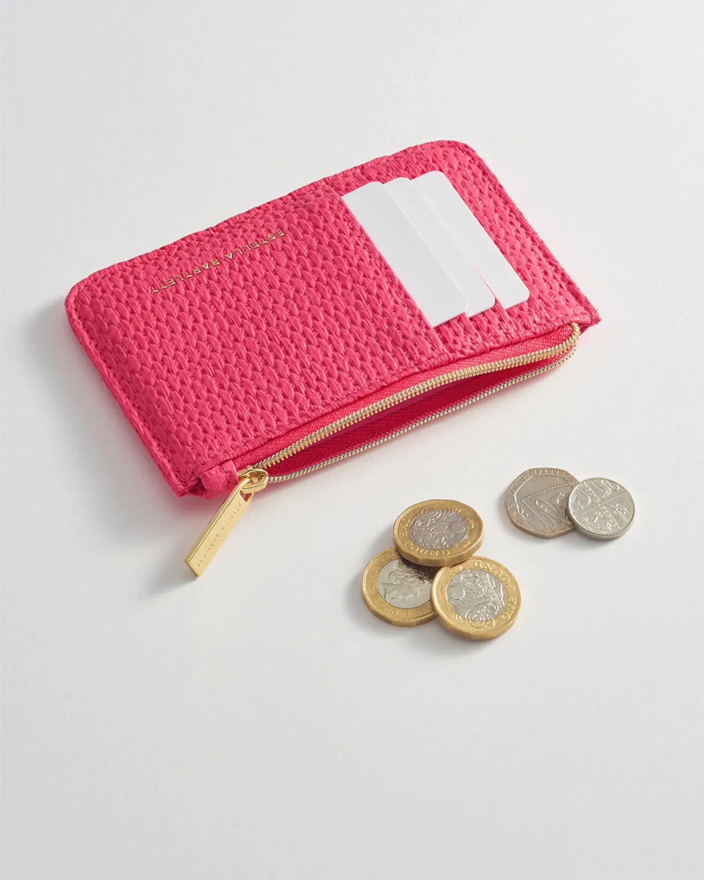 Rectangle Card Purse - Bright Pink